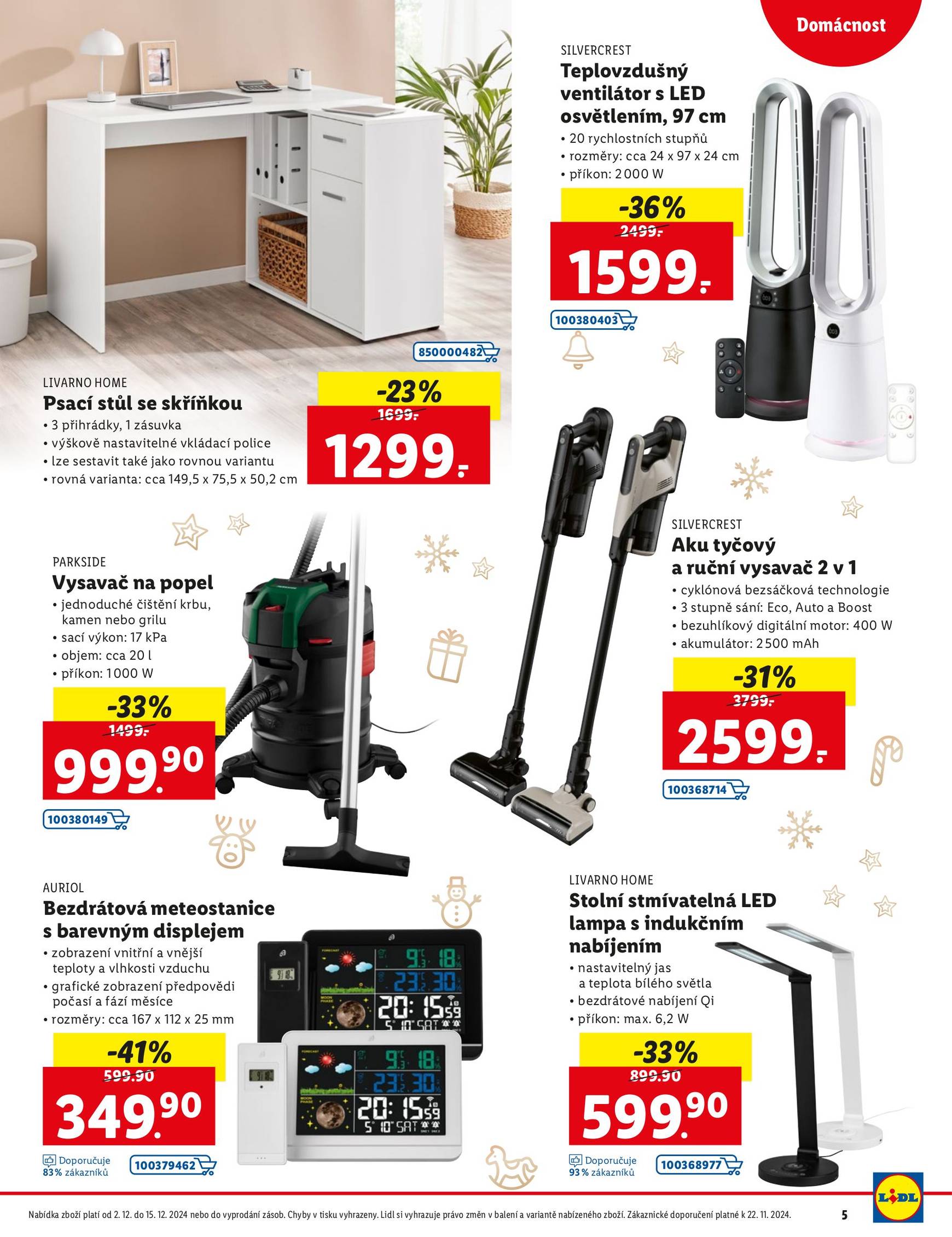 lidl - Leták Lidl-shop.cz od 02.12. do 15.12. - page: 5