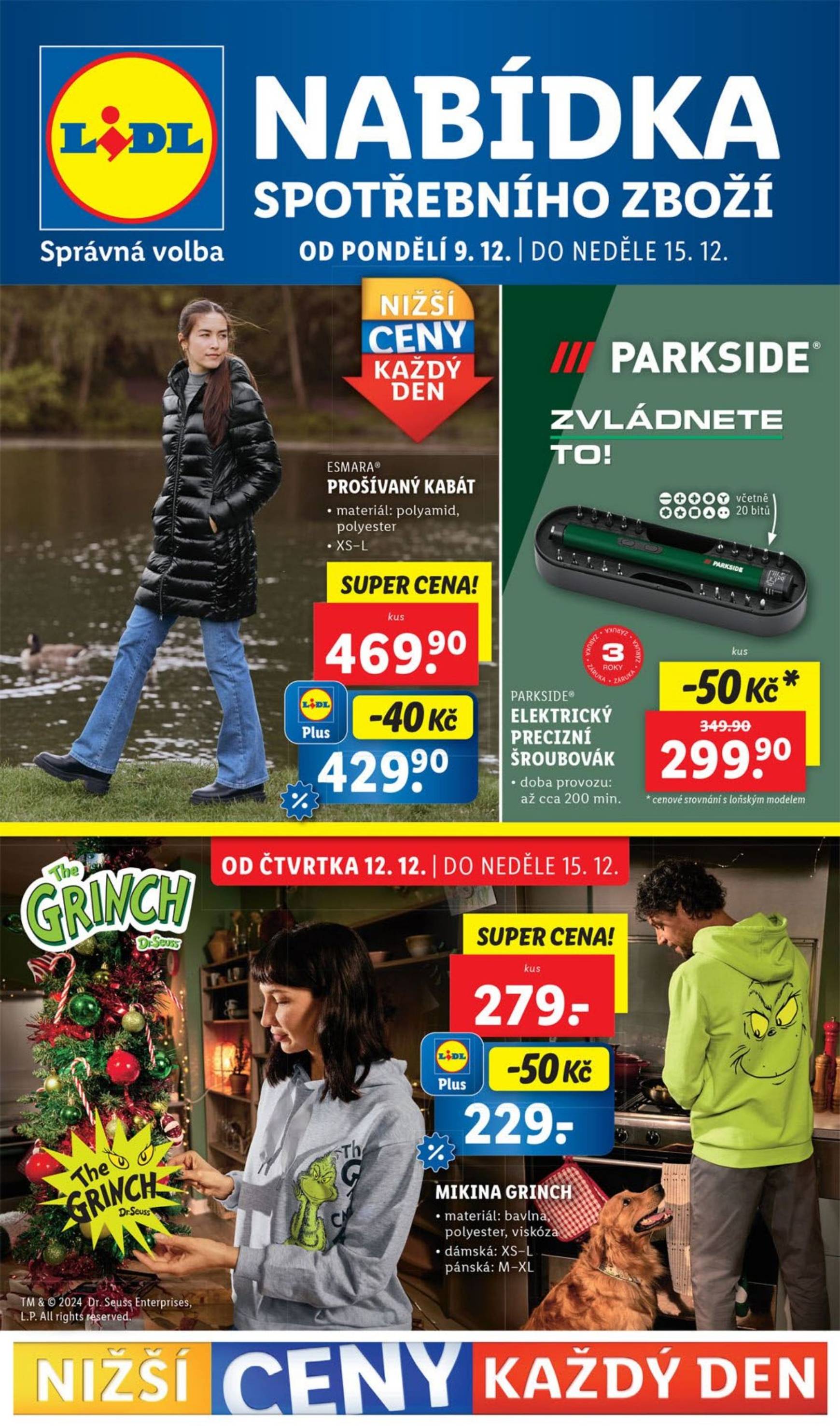 lidl - Leták Lidl - Spotřební zboží od 09.12. do 15.12.