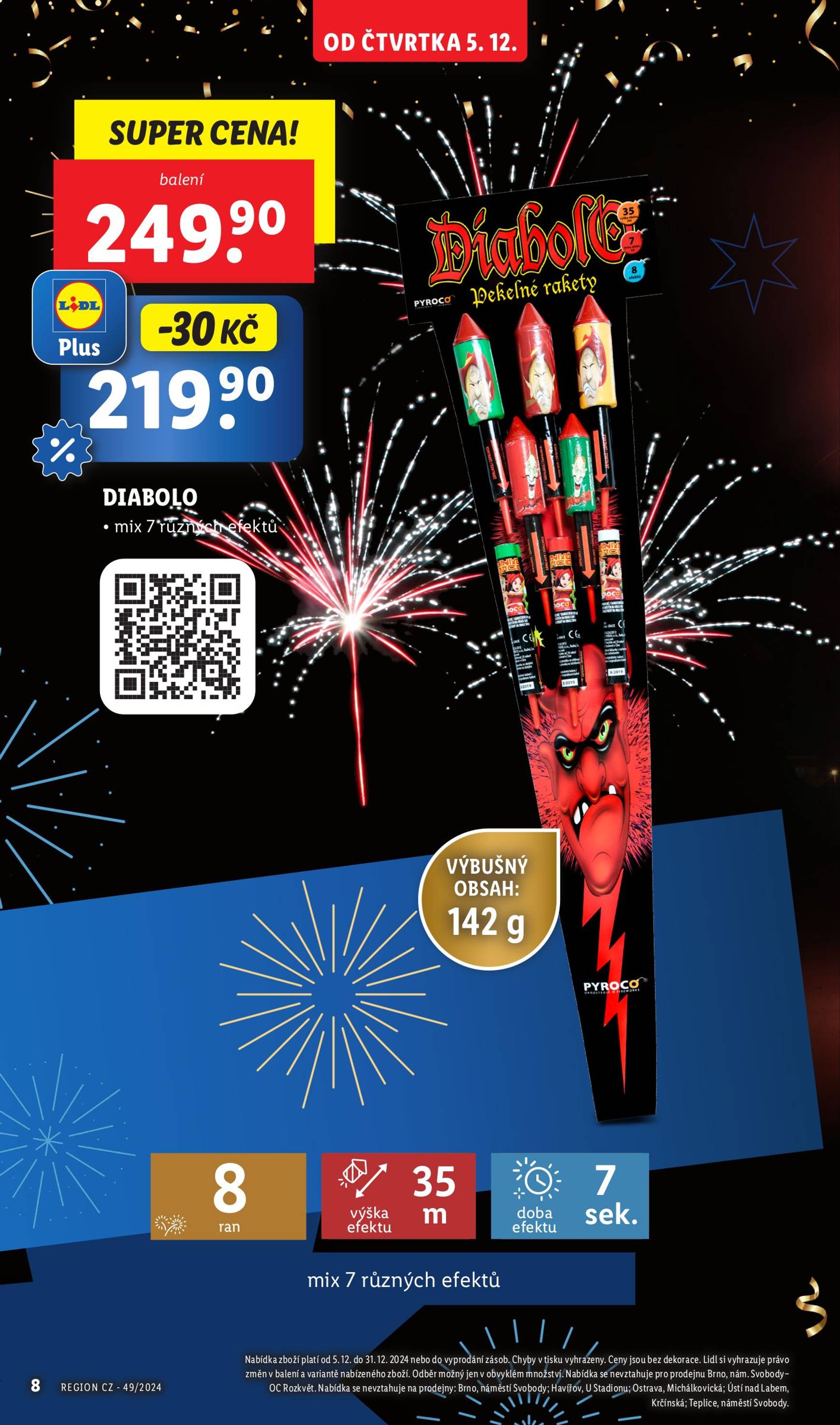 lidl - Leták Lidl - Nabídka zábavní pyrotechniky od 05.12. do 31.12. - page: 8