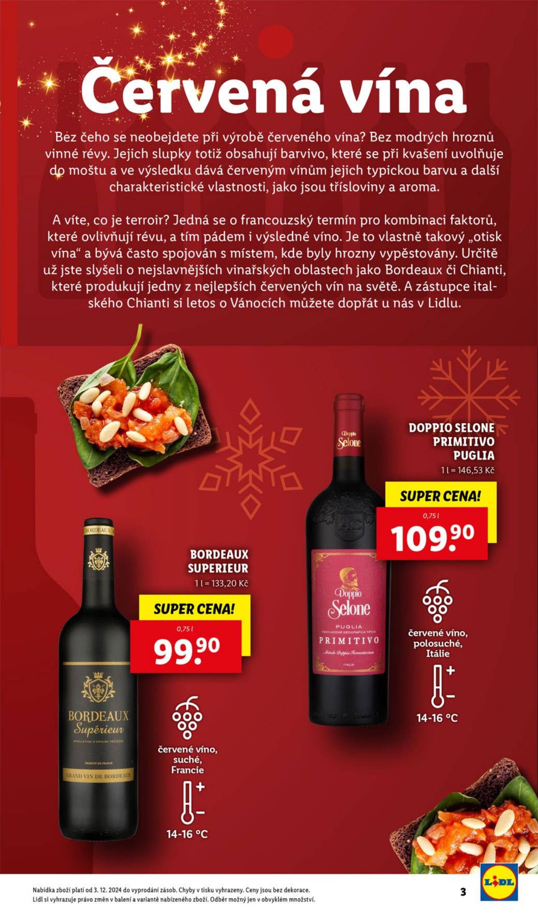 lidl - Leták Lidl - Speciální nápoje od 03.12. do 31.12. - page: 3