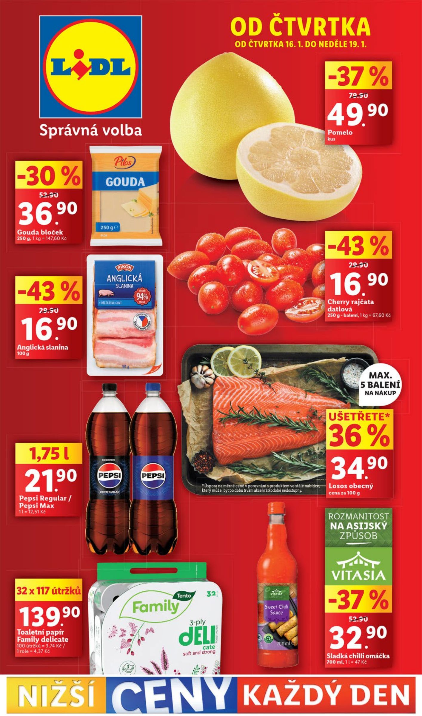 lidl - Leták Lidl od 16.01. do 19.01.