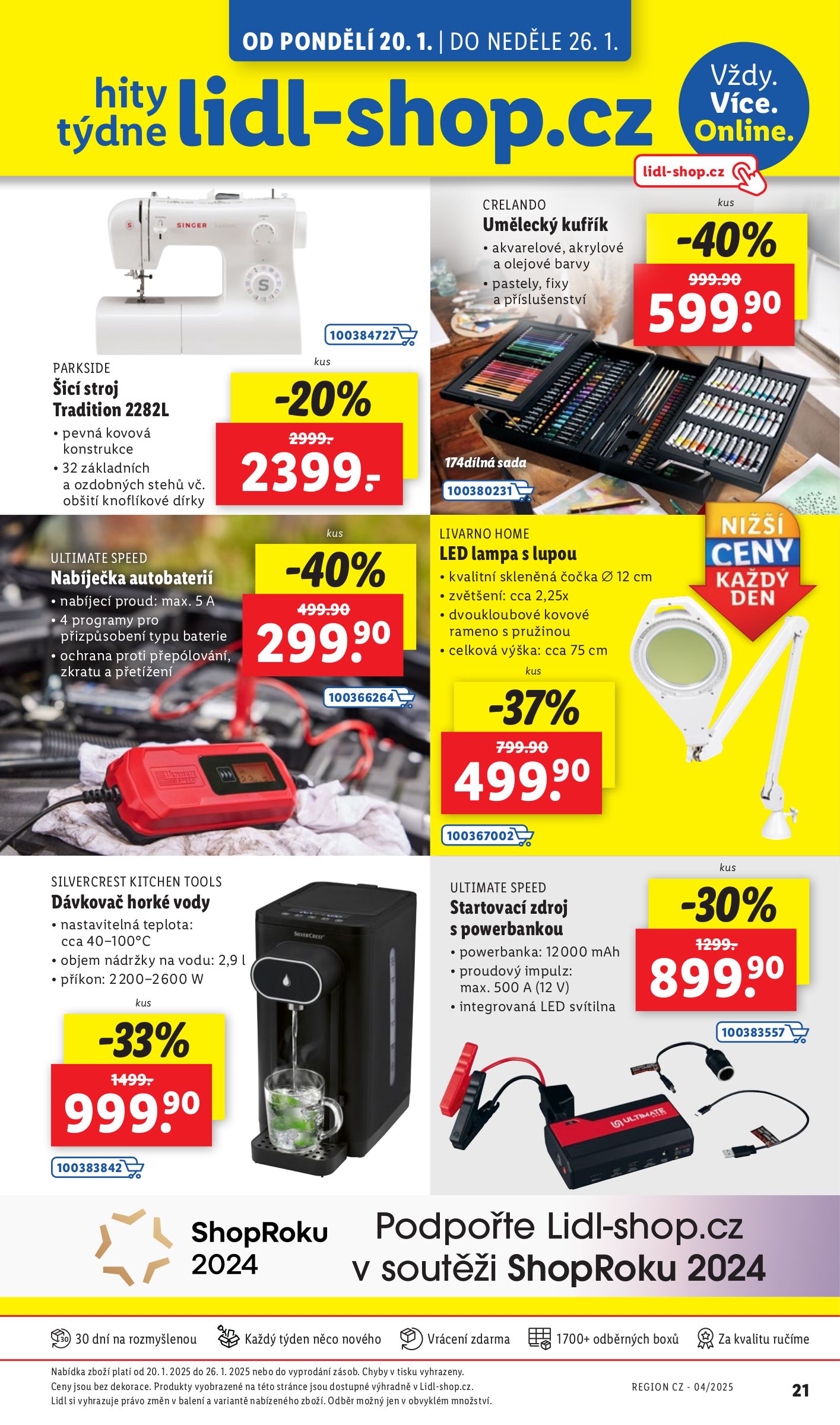 lidl - Leták Lidl-shop.cz od 20.01. do 26.01. - page: 1