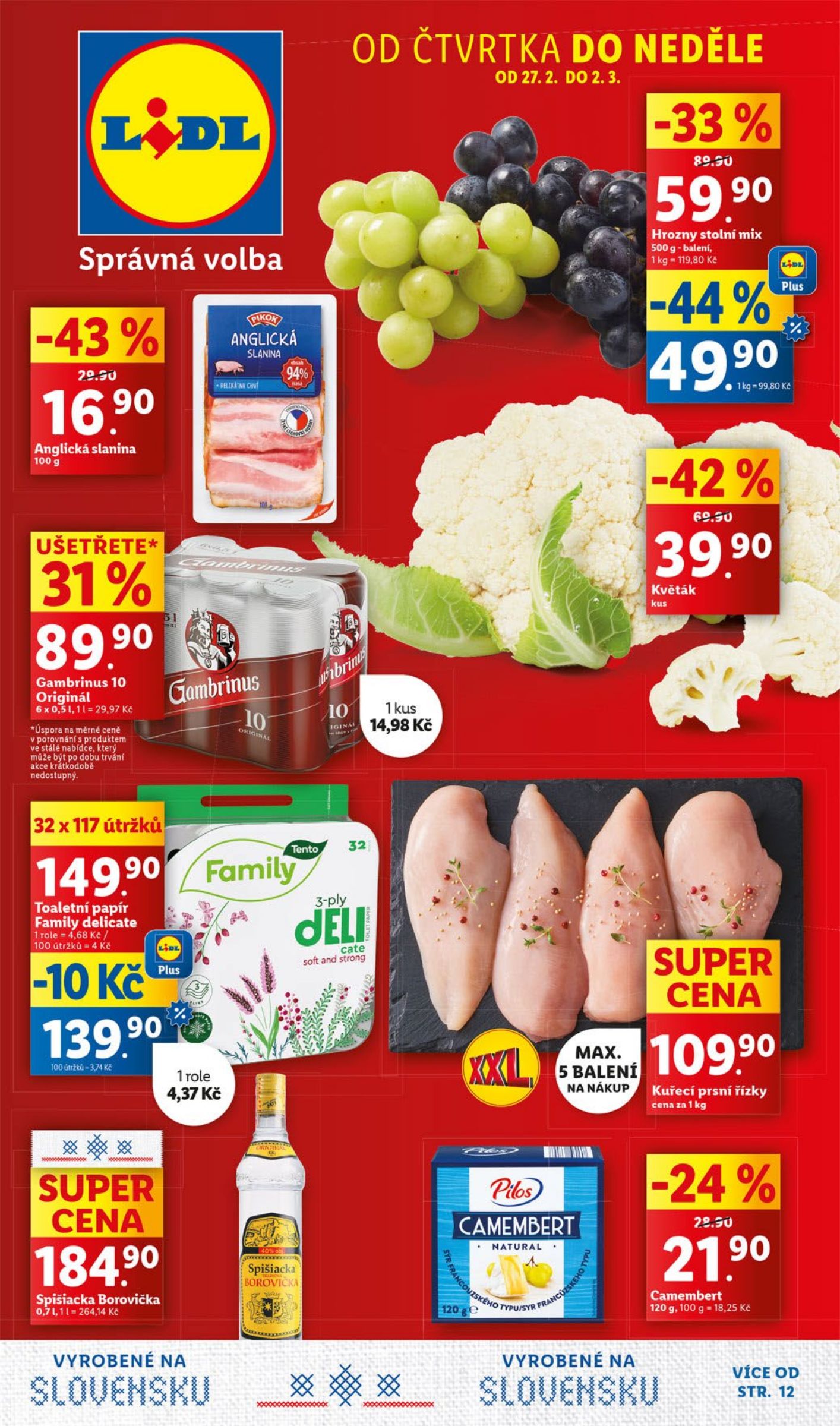 lidl - Leták Lidl - Od čtvrtka od 27.02. do 02.03.