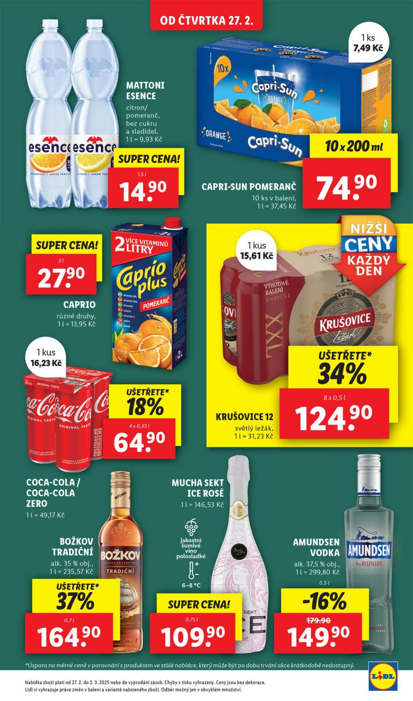 lidl - Leták Lidl - Od čtvrtka od 27.02. do 02.03. - page: 25