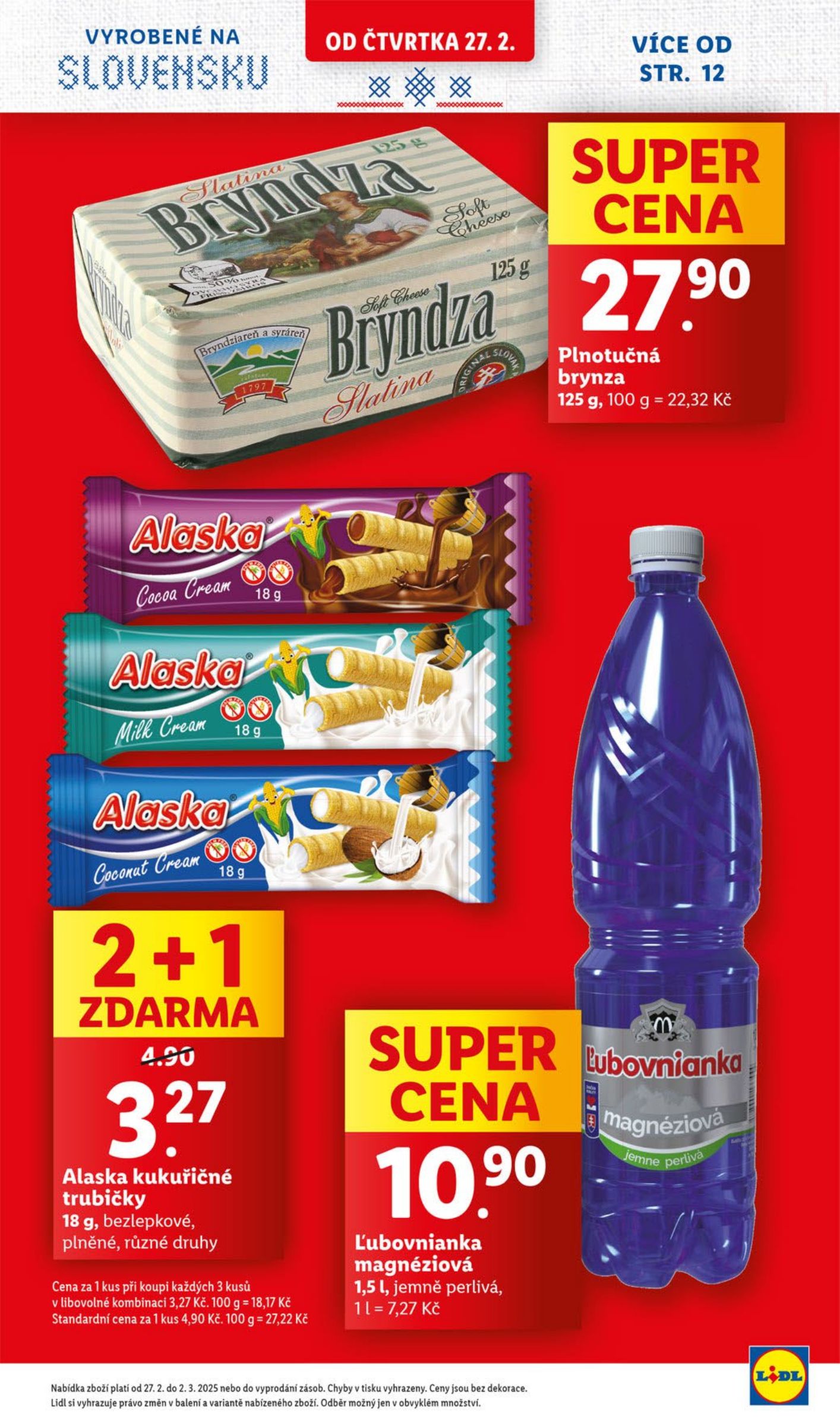 lidl - Leták Lidl - Od čtvrtka od 27.02. do 02.03. - page: 3