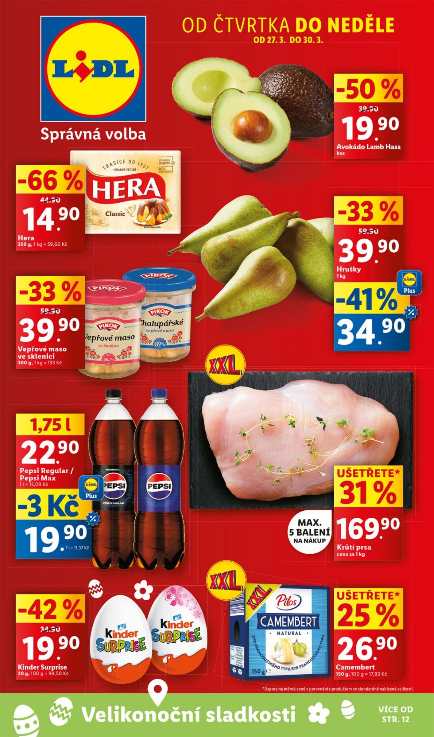 lidl - Leták Lidl od 27.03. do 30.03.