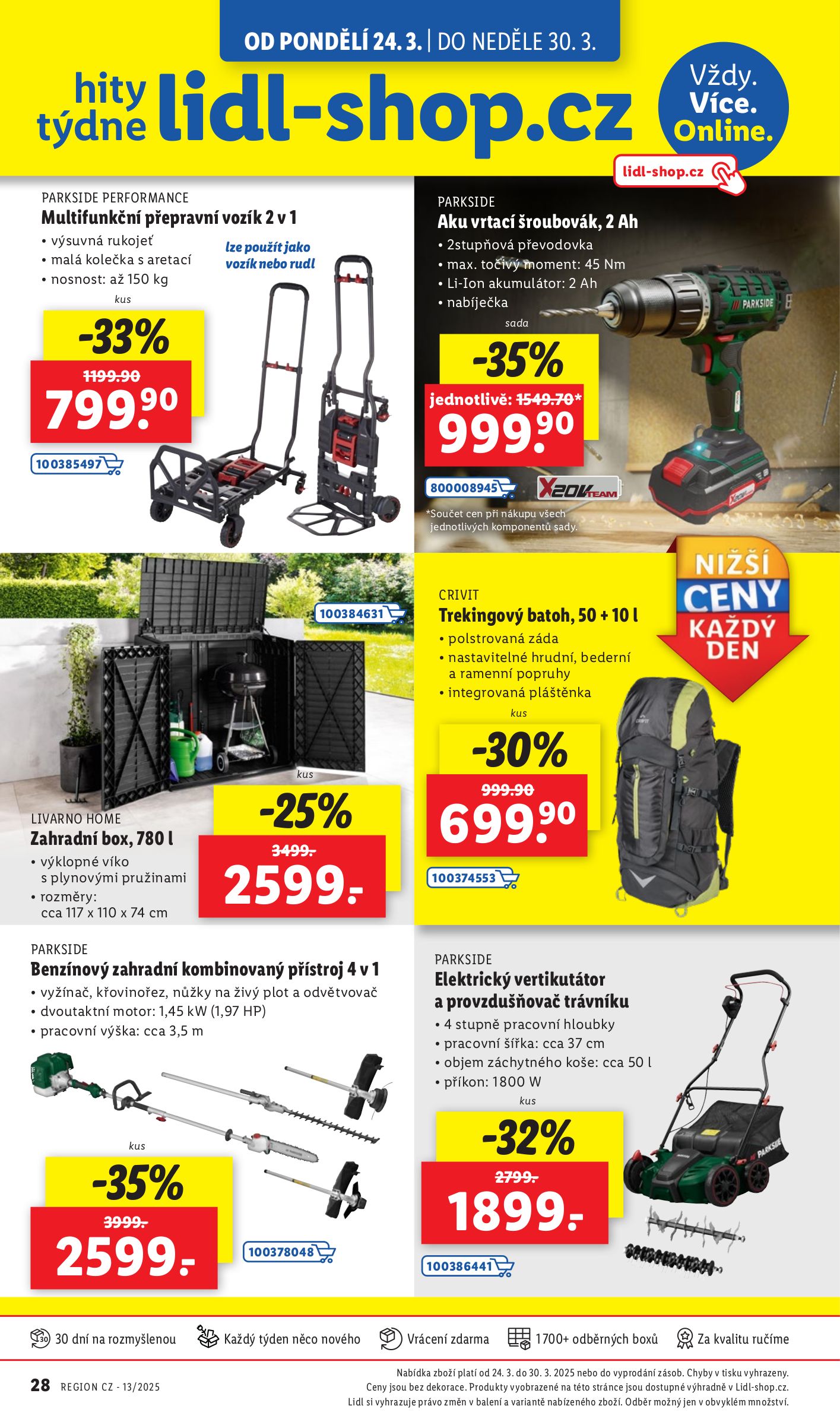 lidl - Leták Lidl-shop.cz od 24.03. do 30.03. - page: 1