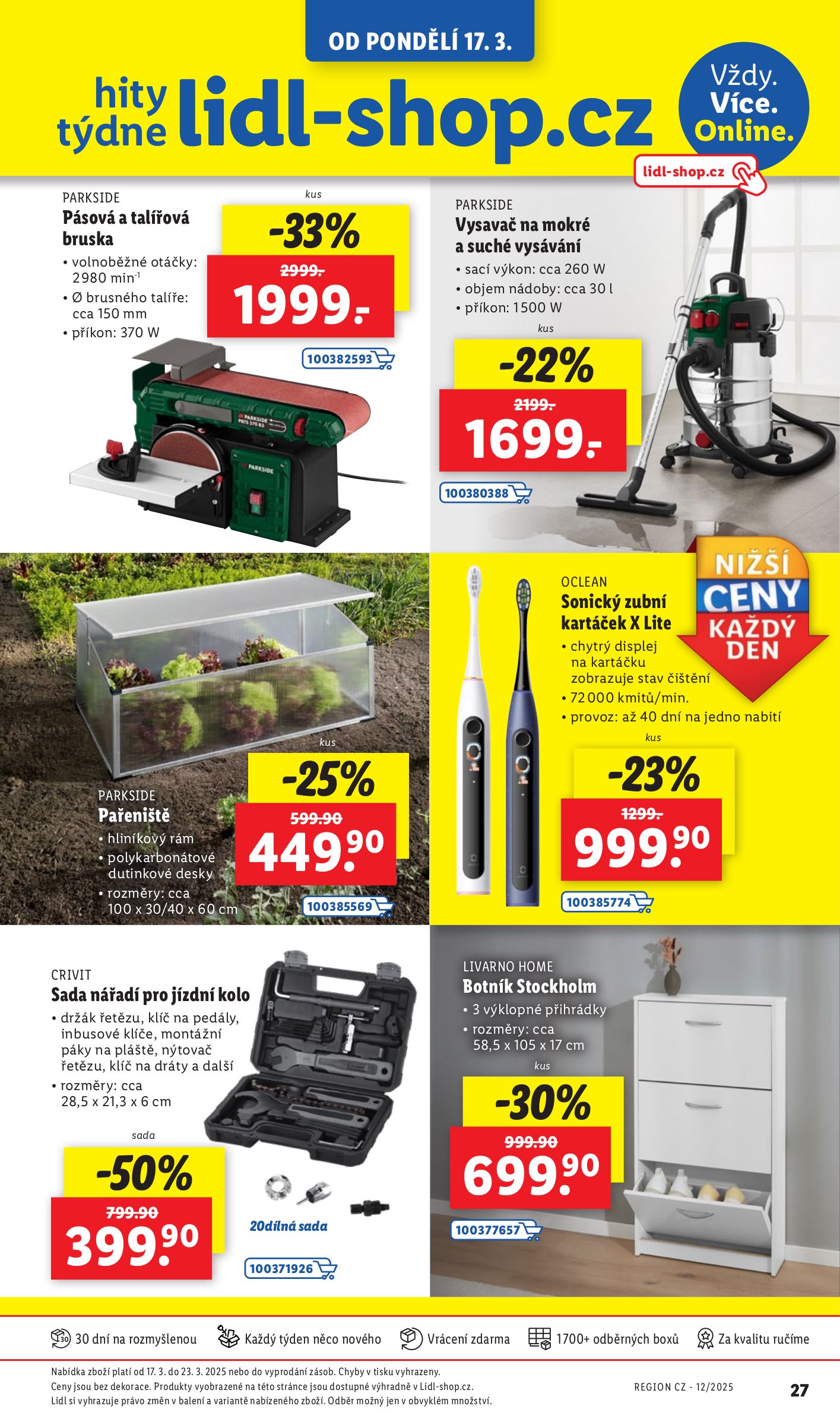 lidl - Leták Lidl-shop.cz od 17.03. do 23.03. - page: 1