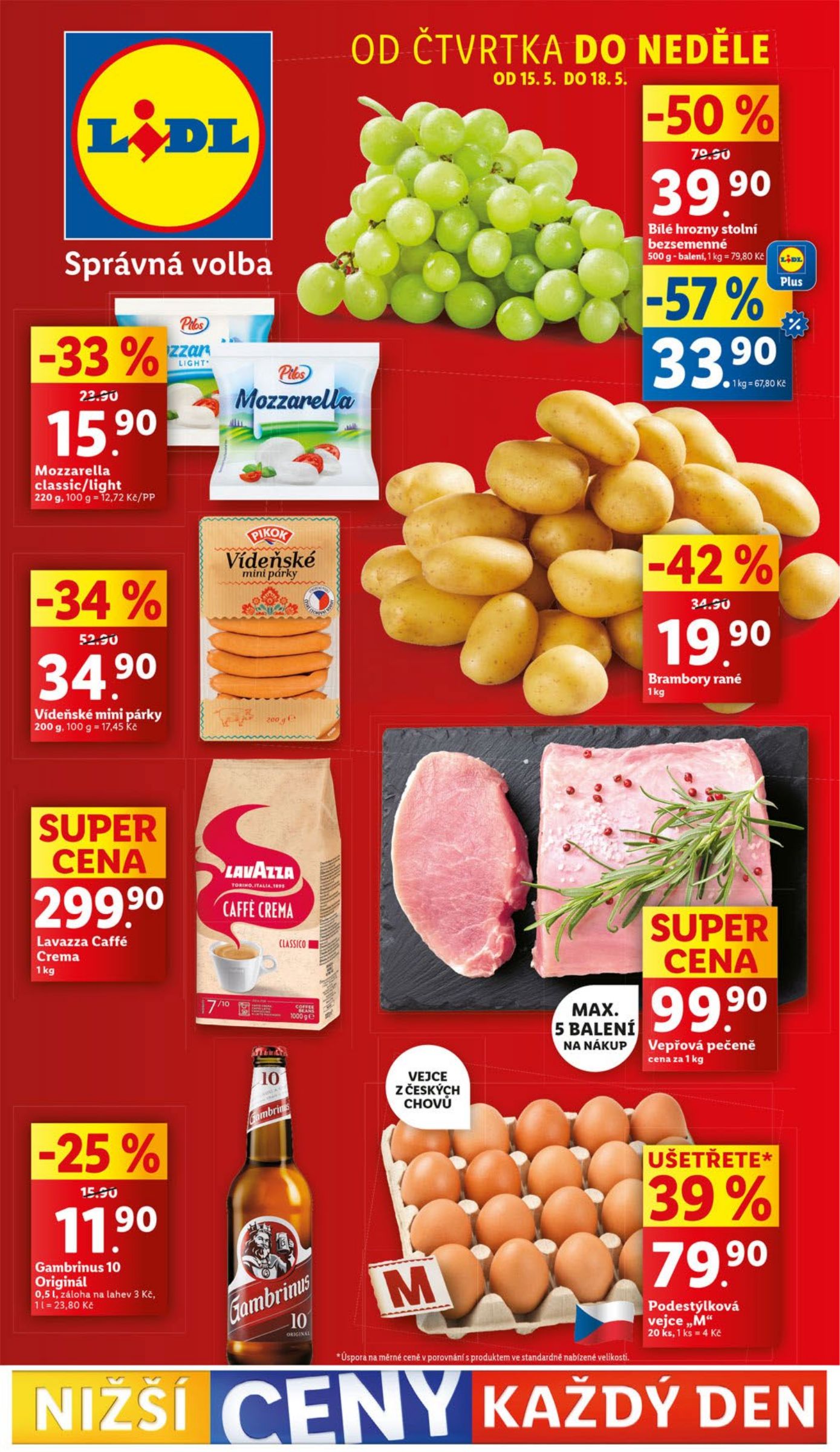 lidl - Leták Lidl od 15.05. do 18.05.