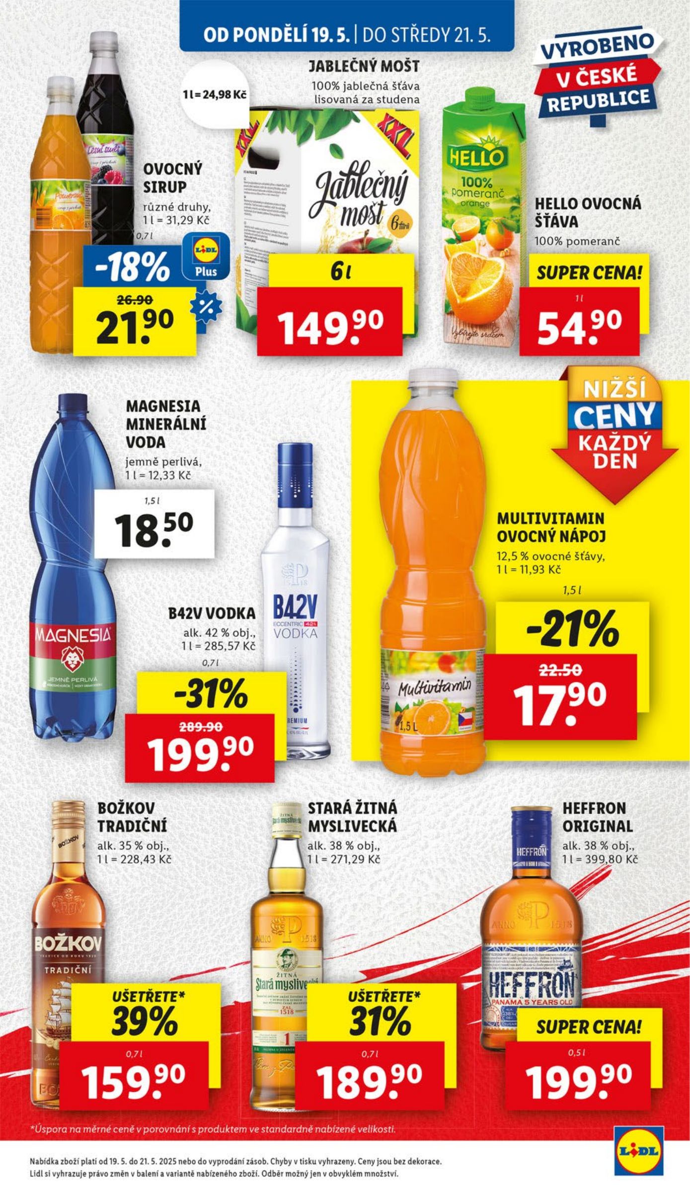 lidl - Leták Lidl od 19.05. do 21.05. - page: 19 lidl - Leták Lidl od 19.05. do 21.05. - page: 19