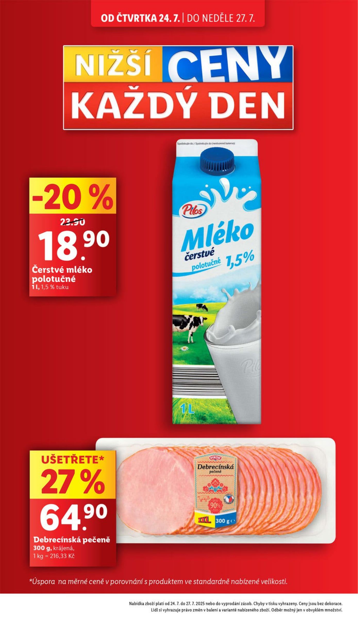lidl - Leták Lidl od 24.07. do 27.07. - page: 4 lidl - Leták Lidl od 24.07. do 27.07. - page: 4