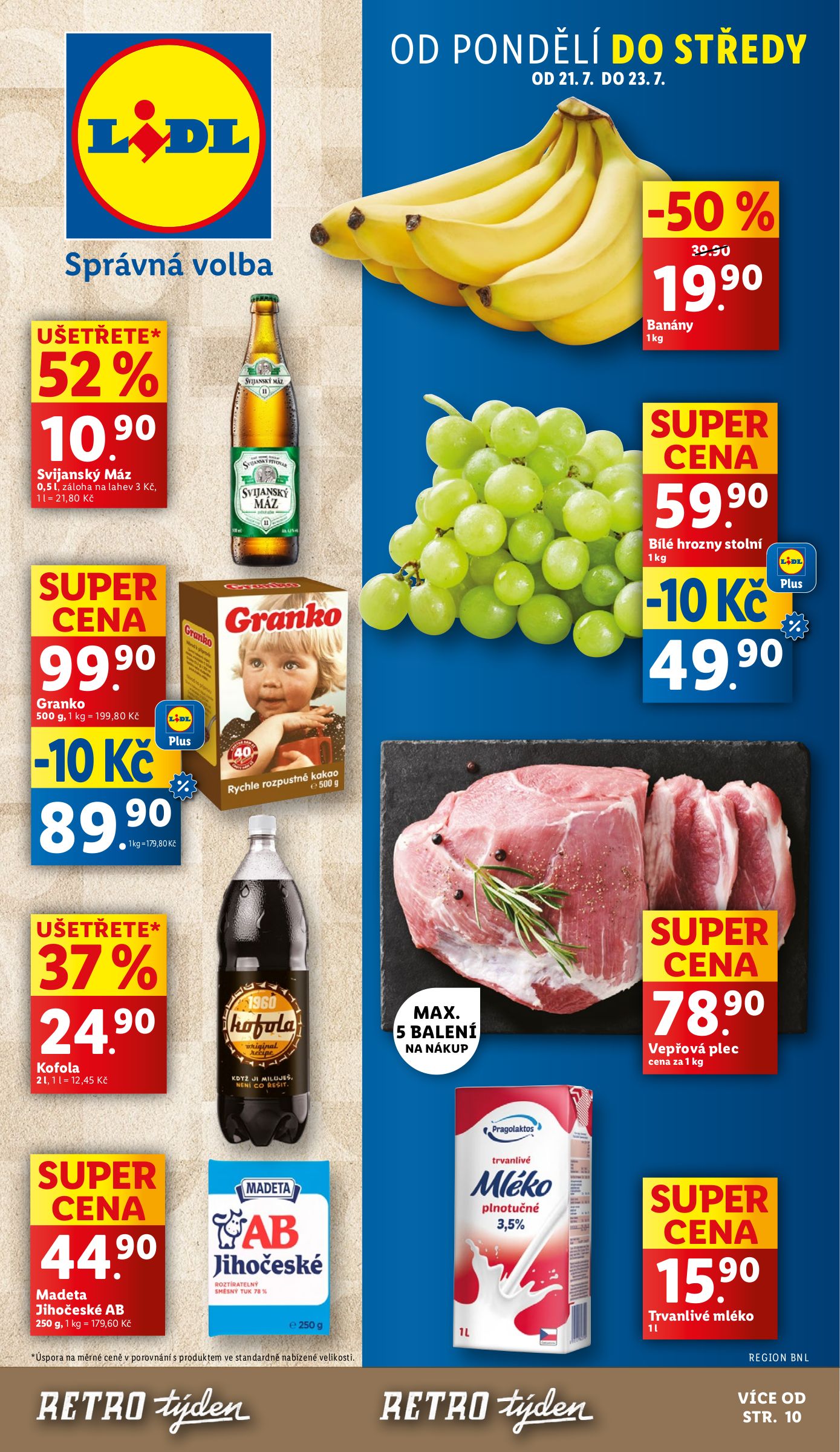 lidl - Leták Lidl od 21.07. do 23.07.