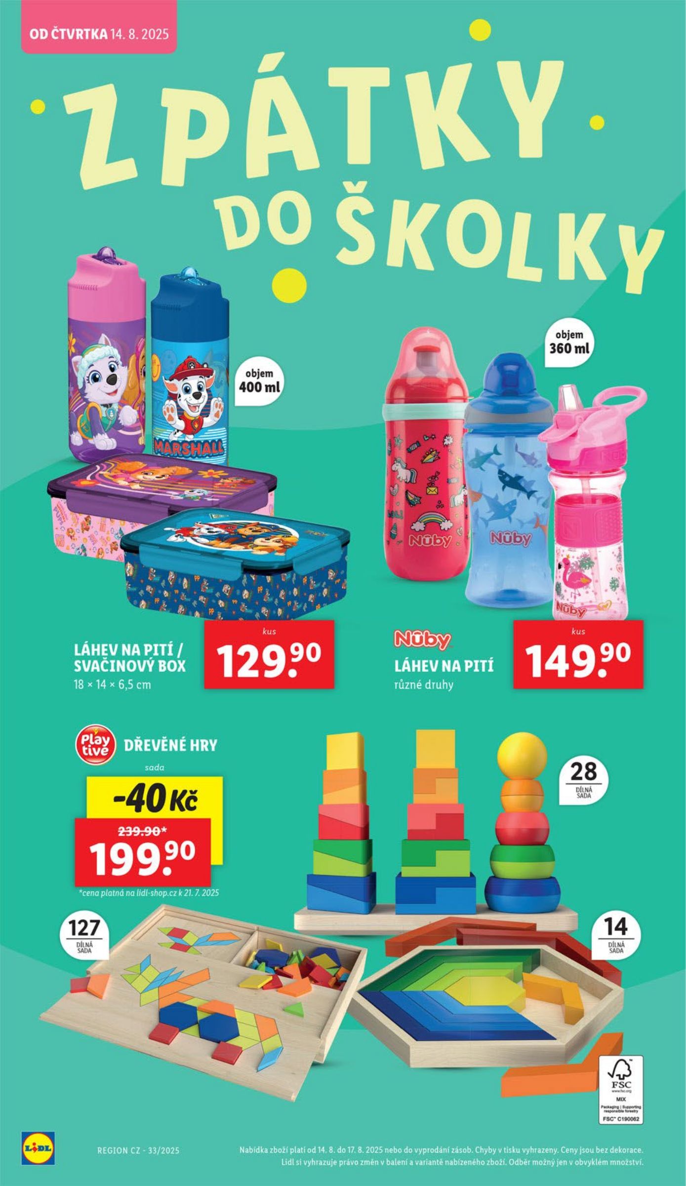 lidl - Leták Lidl - Hurá do lavic od 04.08. do 07.09. - page: 14