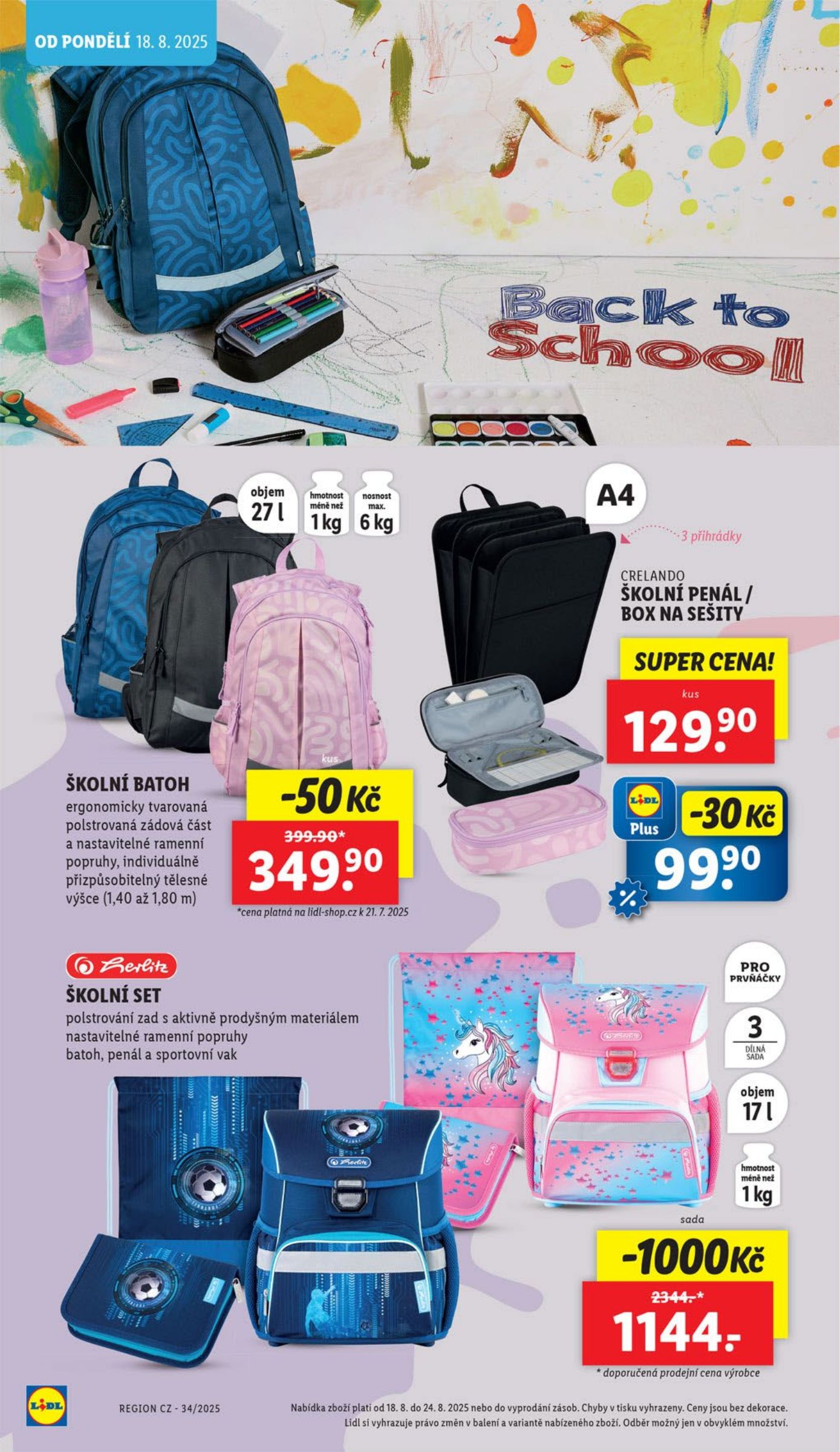 lidl - Leták Lidl - Hurá do lavic od 04.08. do 07.09. - page: 20