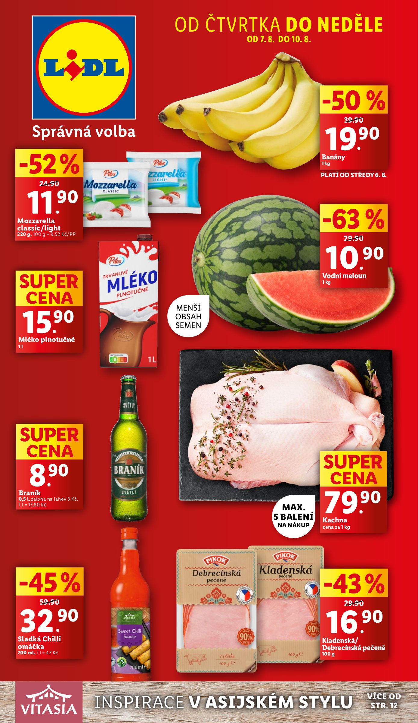 lidl - Leták Lidl od 07.08. do 10.08.