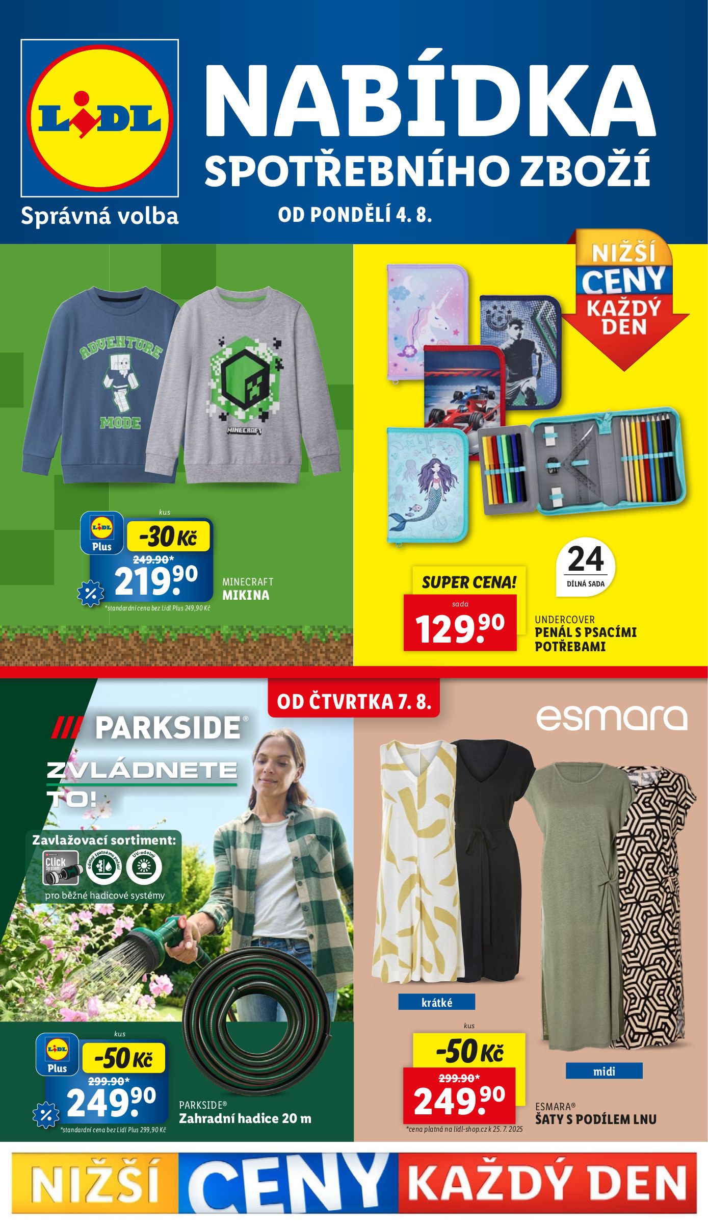 lidl - Leták Lidl - Spotřební zboží od 04.08. do 10.08.