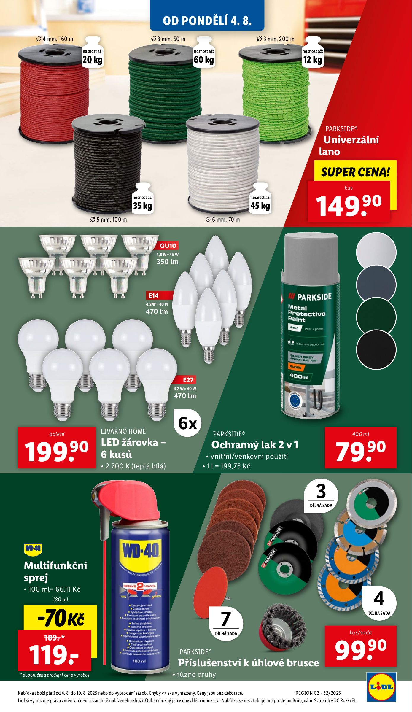 lidl - Leták Lidl - Spotřební zboží od 04.08. do 10.08. - page: 13