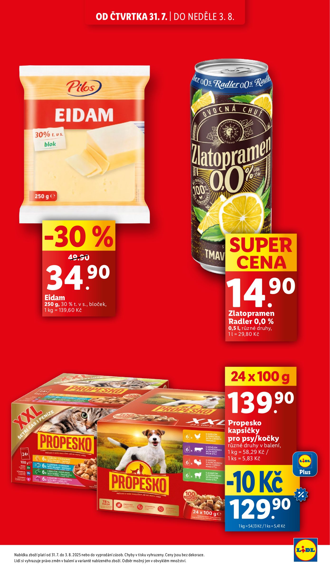 lidl - Leták Lidl od 31.07. do 03.08. - page: 3