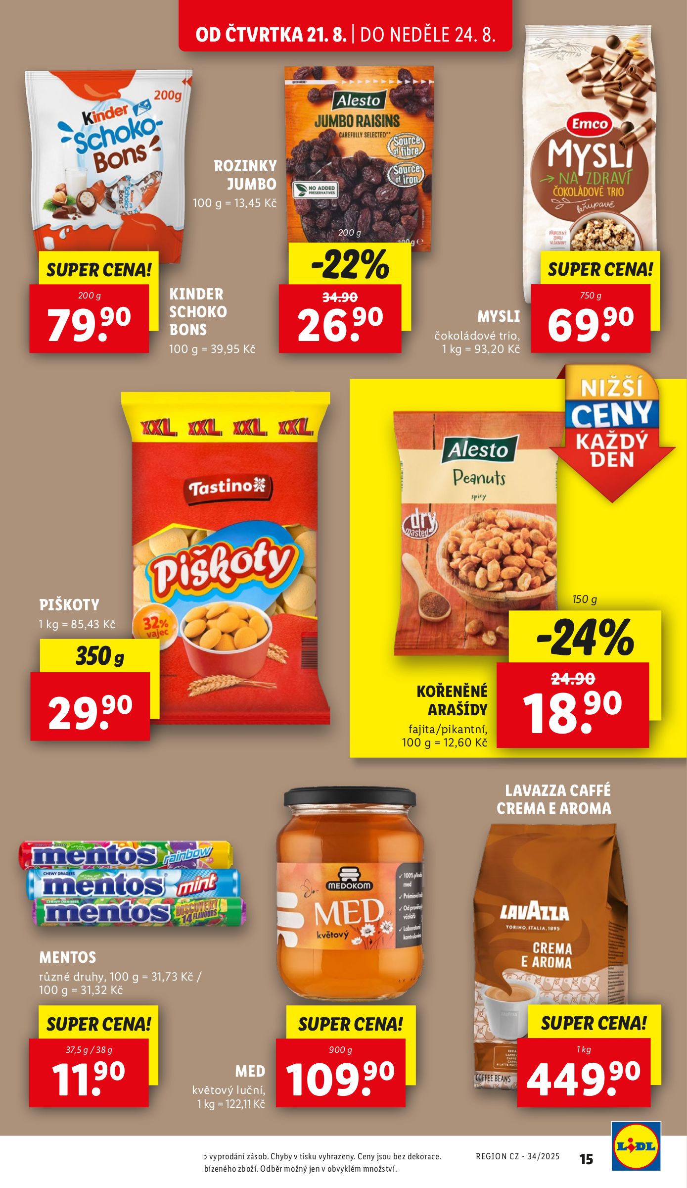 lidl - Leták Lidl od 21.08. do 24.08. - page: 22