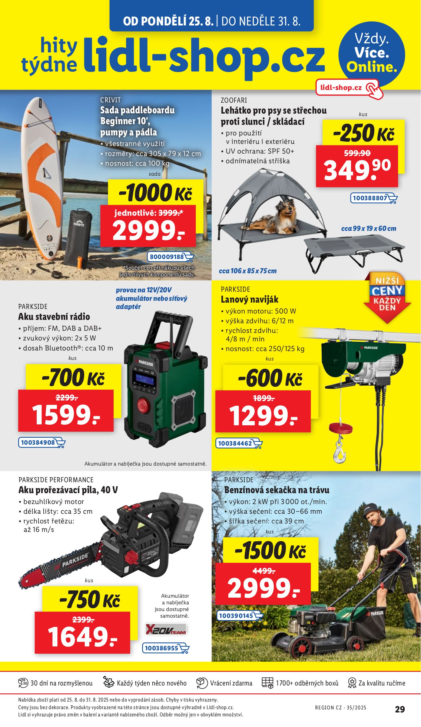 lidl - Leták Lidl-shop.cz od 25.08. do 31.08.