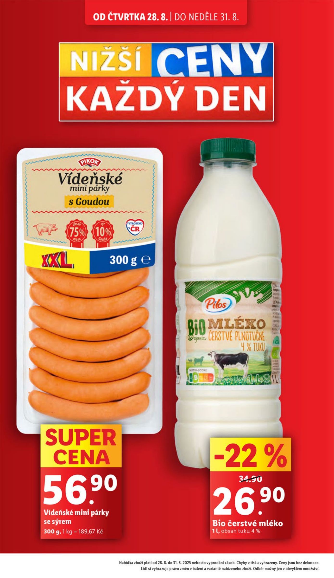 lidl - Leták Lidl od 28.08. do 31.08. - page: 4 lidl - Leták Lidl od 28.08. do 31.08. - page: 4