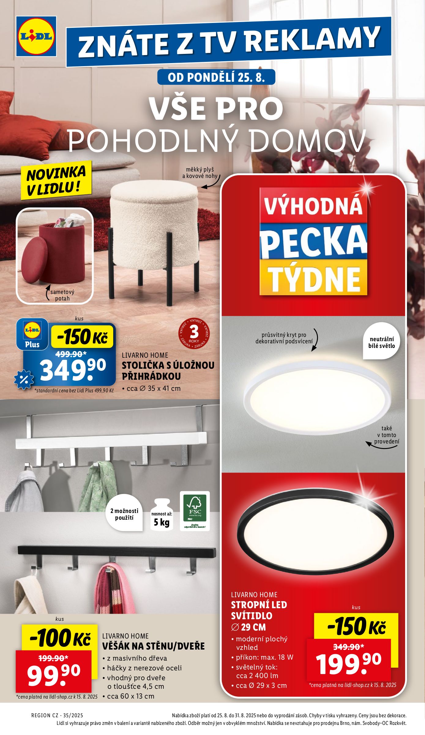 lidl - Leták Lidl - Spotřební zboží od 25.08. do 31.08. - page: 4 lidl - Leták Lidl - Spotřební zboží od 25.08. do 31.08. - page: 4