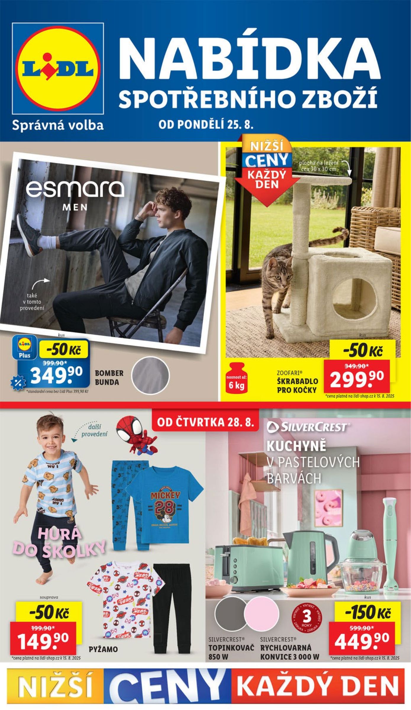 lidl - Leták Lidl - Spotřební zboží od 25.08. do 31.08.