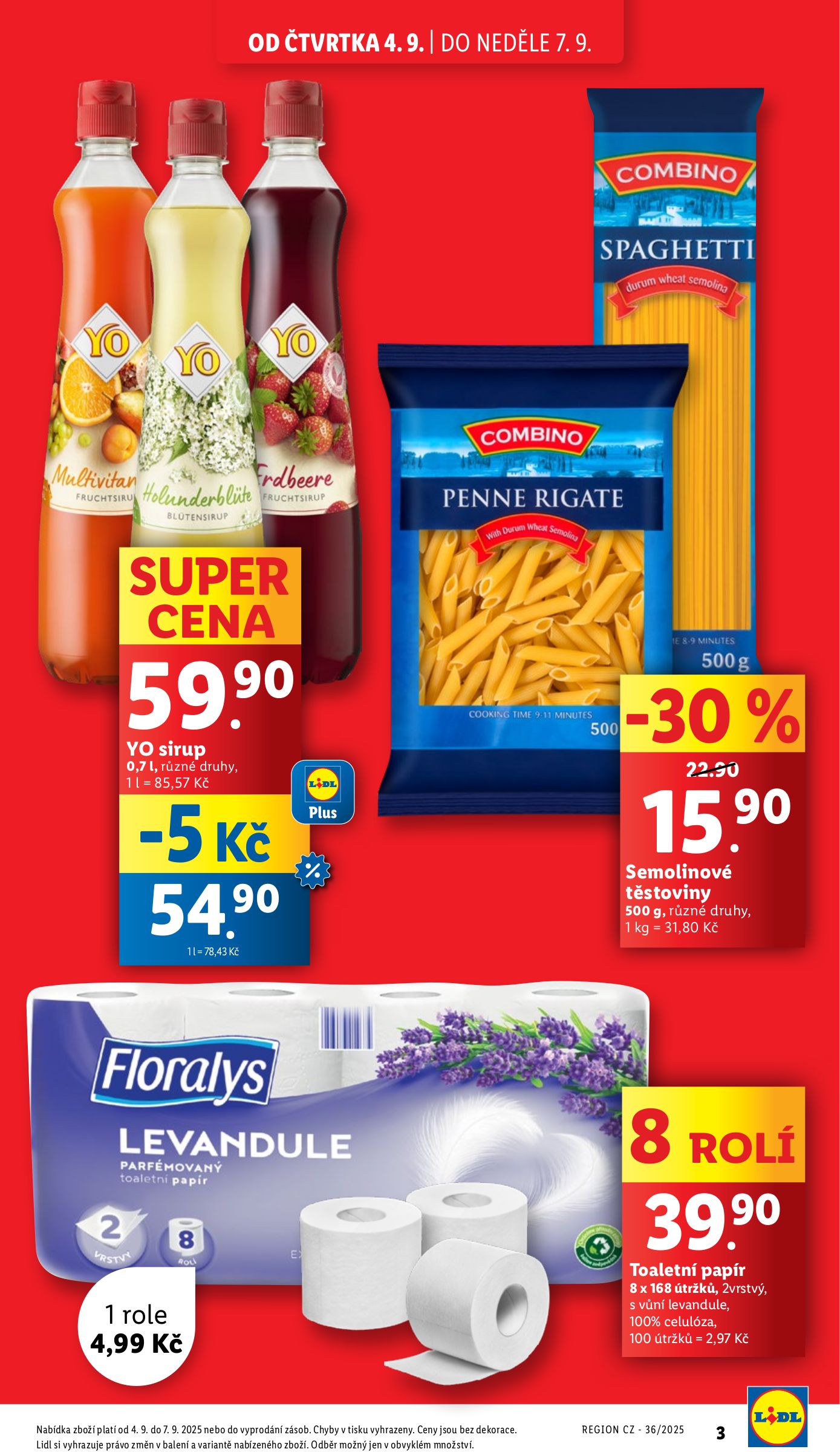 lidl - Leták Lidl od 04.09. do 07.09. - page: 3 lidl - Leták Lidl od 04.09. do 07.09. - page: 3