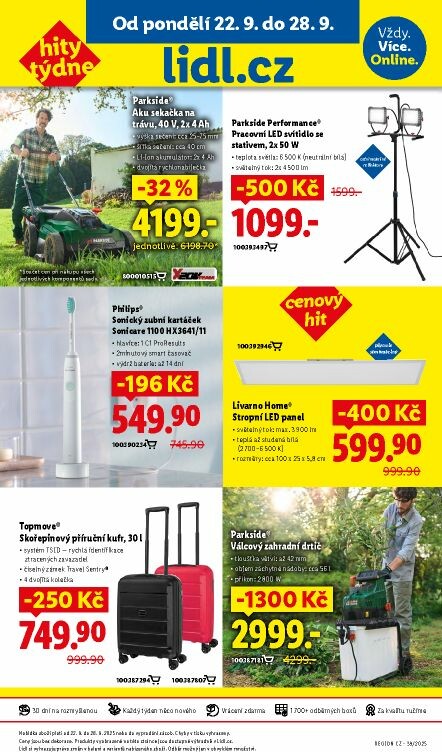 lidl - Leták Lidl - Spotřební zboží od 22.09. do 27.09. - page: 15