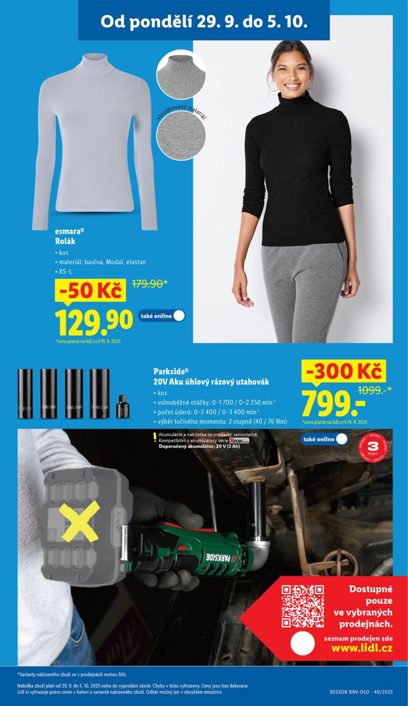 lidl - Leták Lidl - Spotřební zboží od 29.09. do 05.10. - page: 21