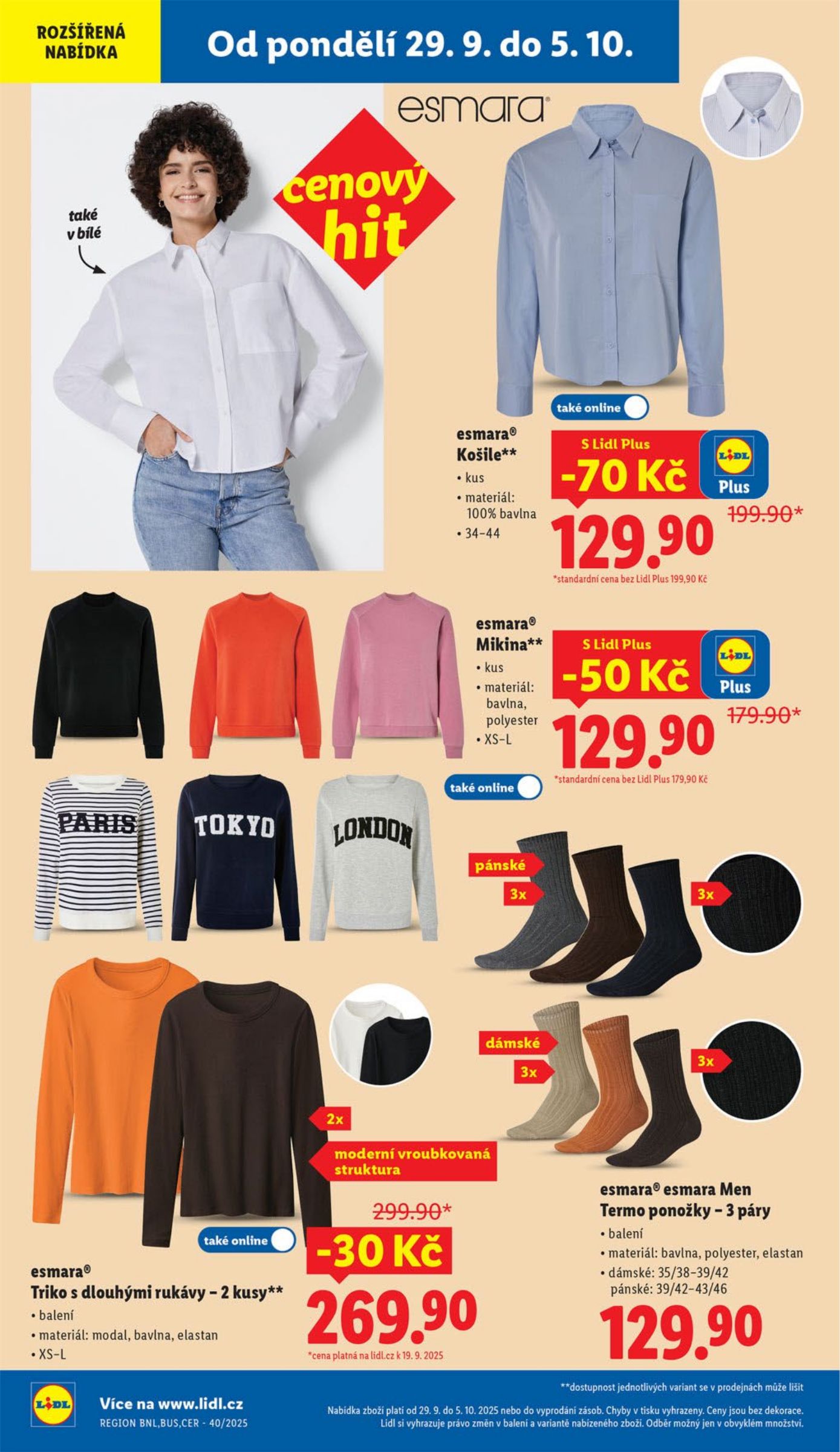 lidl - Leták Lidl - Spotřební zboží od 29.09. do 05.10. - page: 14