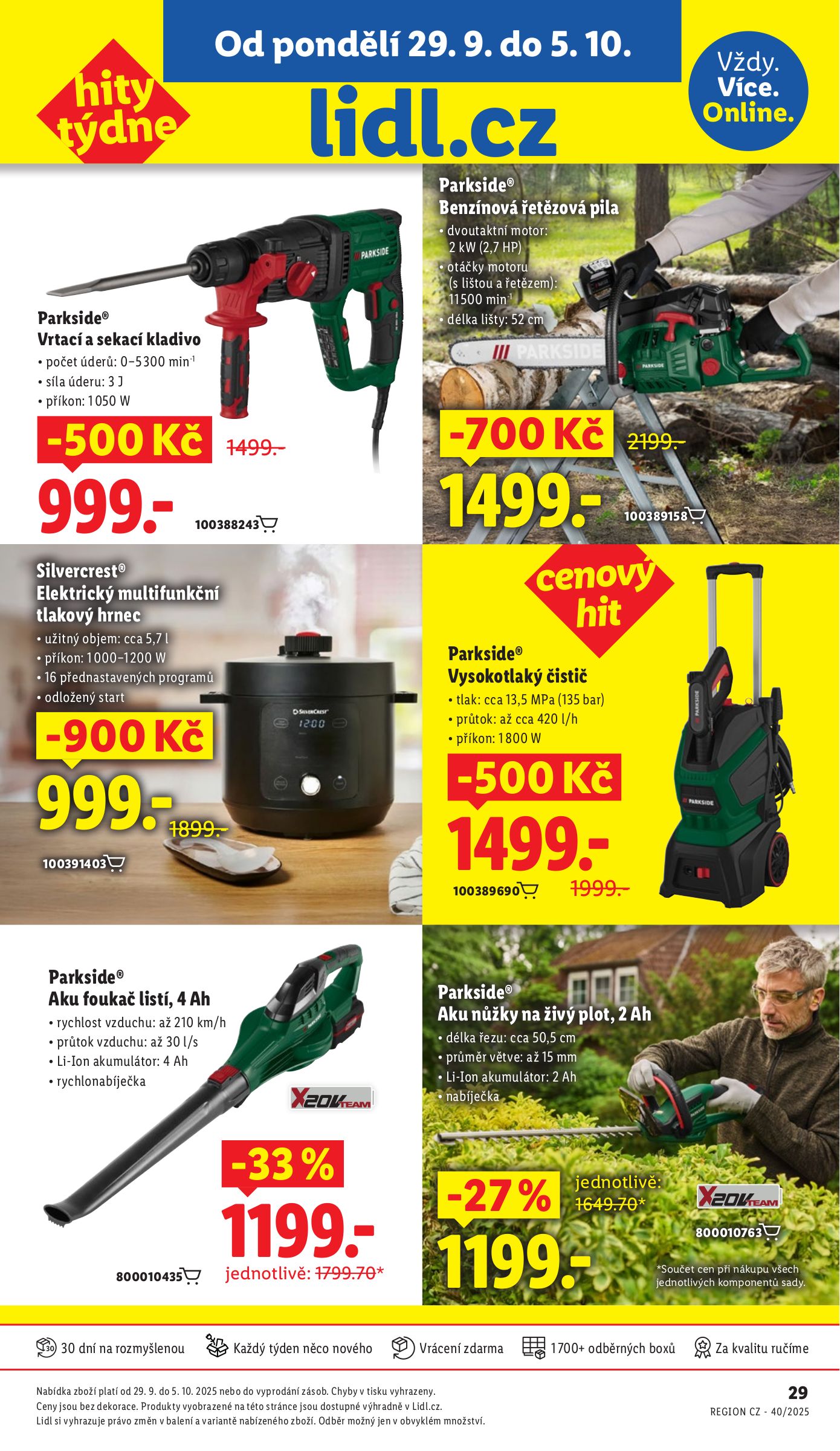 lidl - Leták Lidl.cz od 29.09. do 05.10.