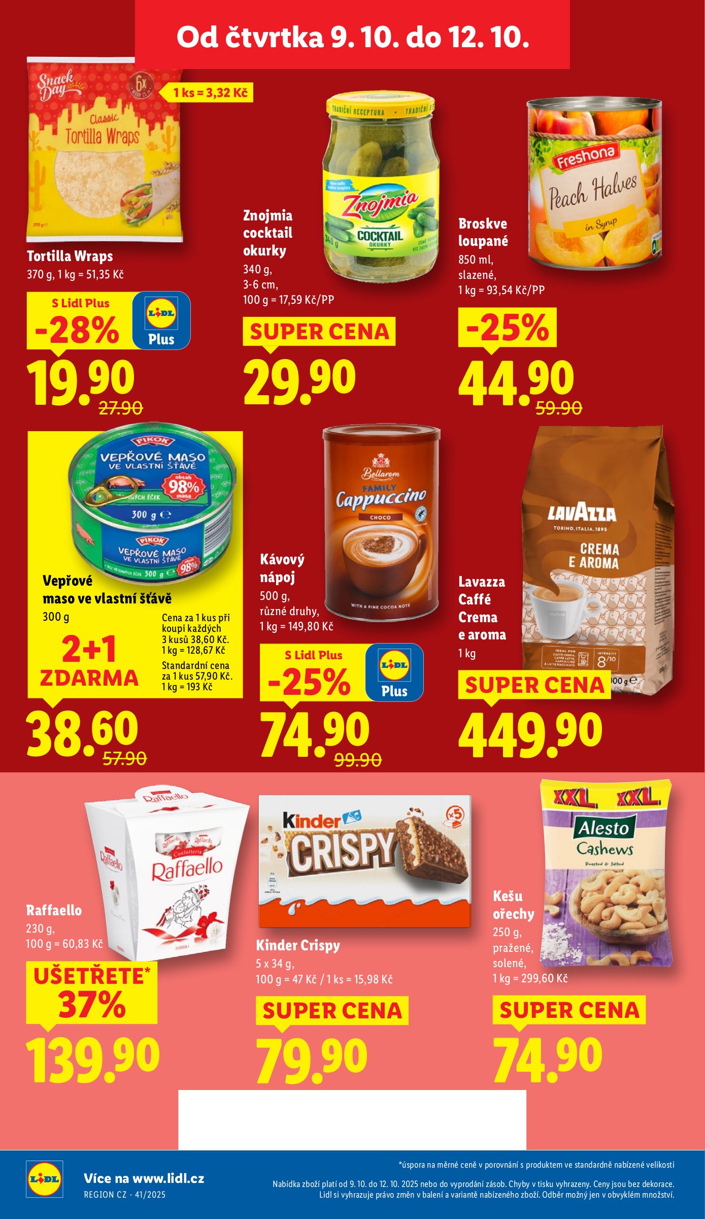 lidl - Aktuální leták Lidl od %validSinceDay% 09.10. do 12.10. - page: 14