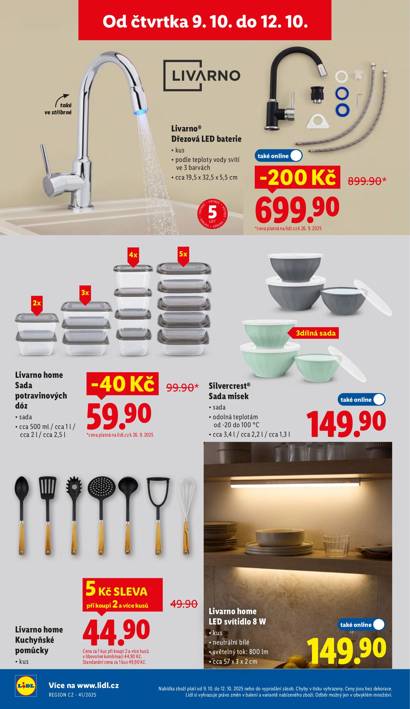 lidl - Aktuální leták Lidl - Spotřební zboží od %validSinceDay% 06.10. do 12.10. - page: 22