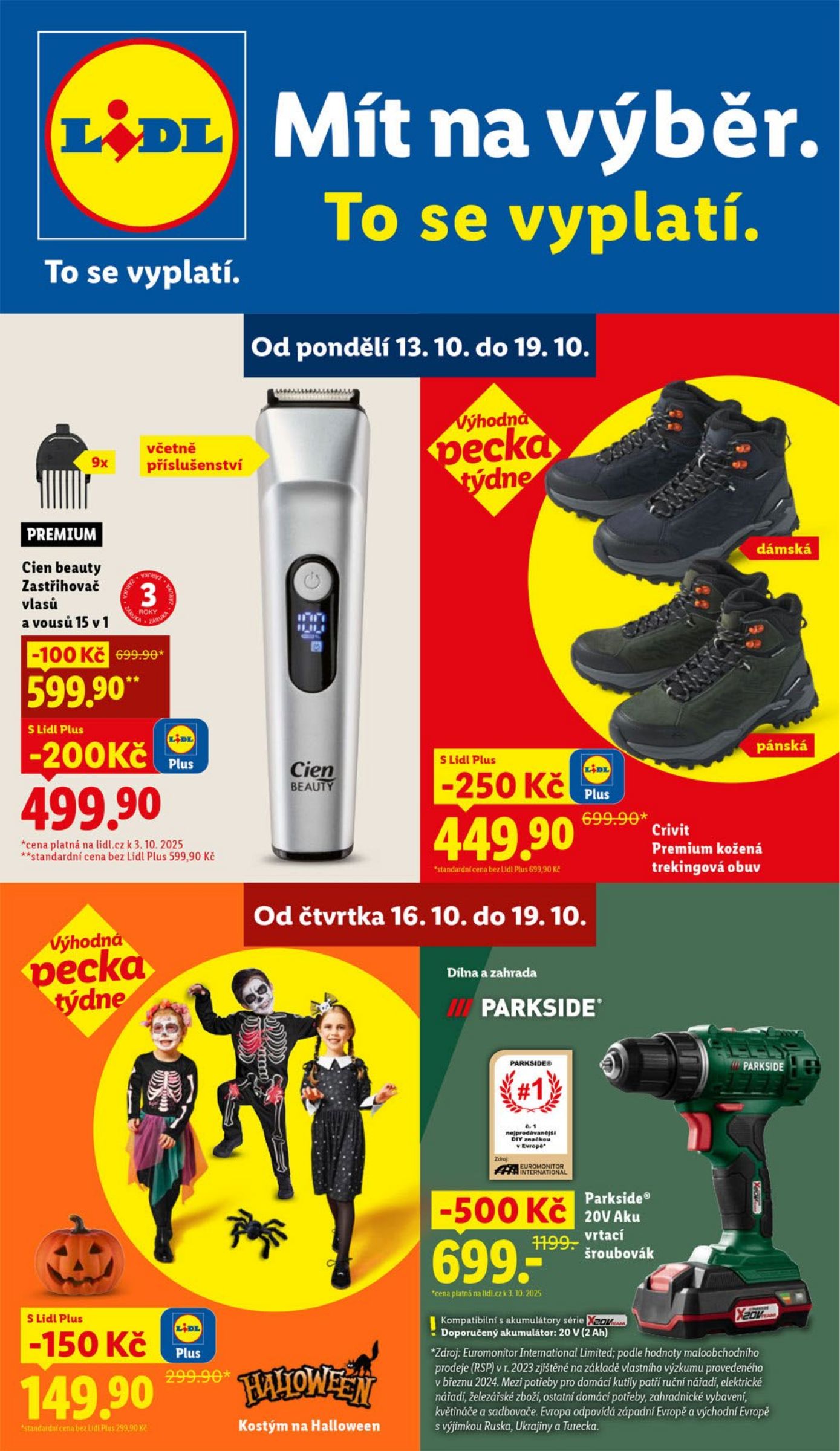 lidl - Aktuální leták Lidl - Spotřební zboží od 13.10. do 19.10.