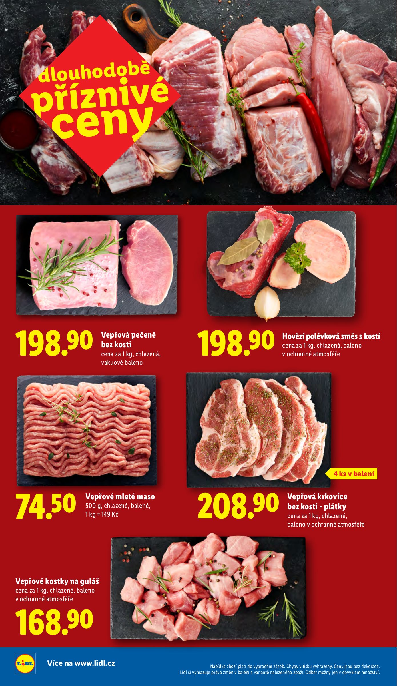 lidl - Aktuální leták Lidl - Dlouhodobě příznivé ceny od 13.10. do 31.10.