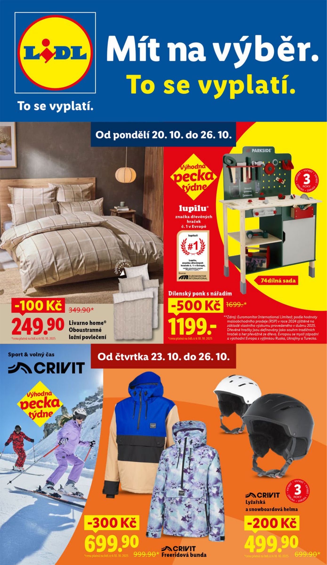 lidl - Aktuální leták Lidl - Spotřební zboží od 20.10. do 26.10.