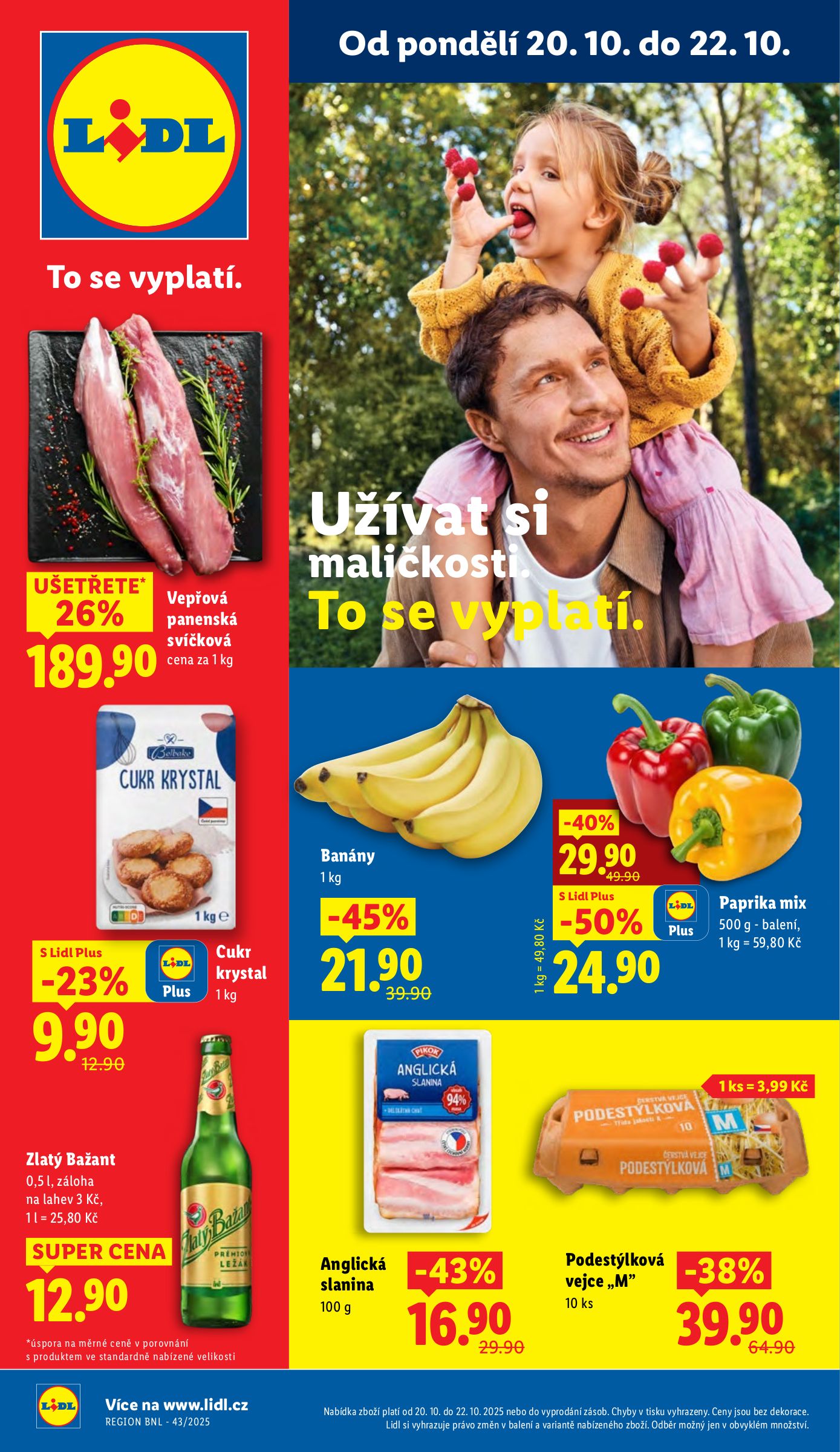lidl - Aktuální leták Lidl od 20.10. do 22.10.