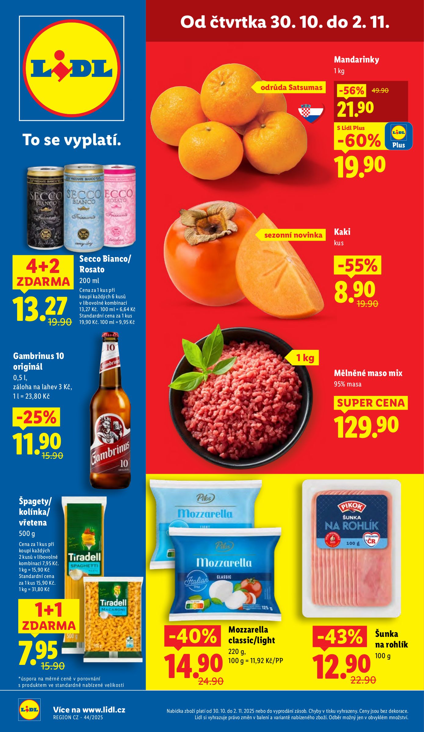 lidl - Aktuální leták Lidl od 30.10. do 02.11.