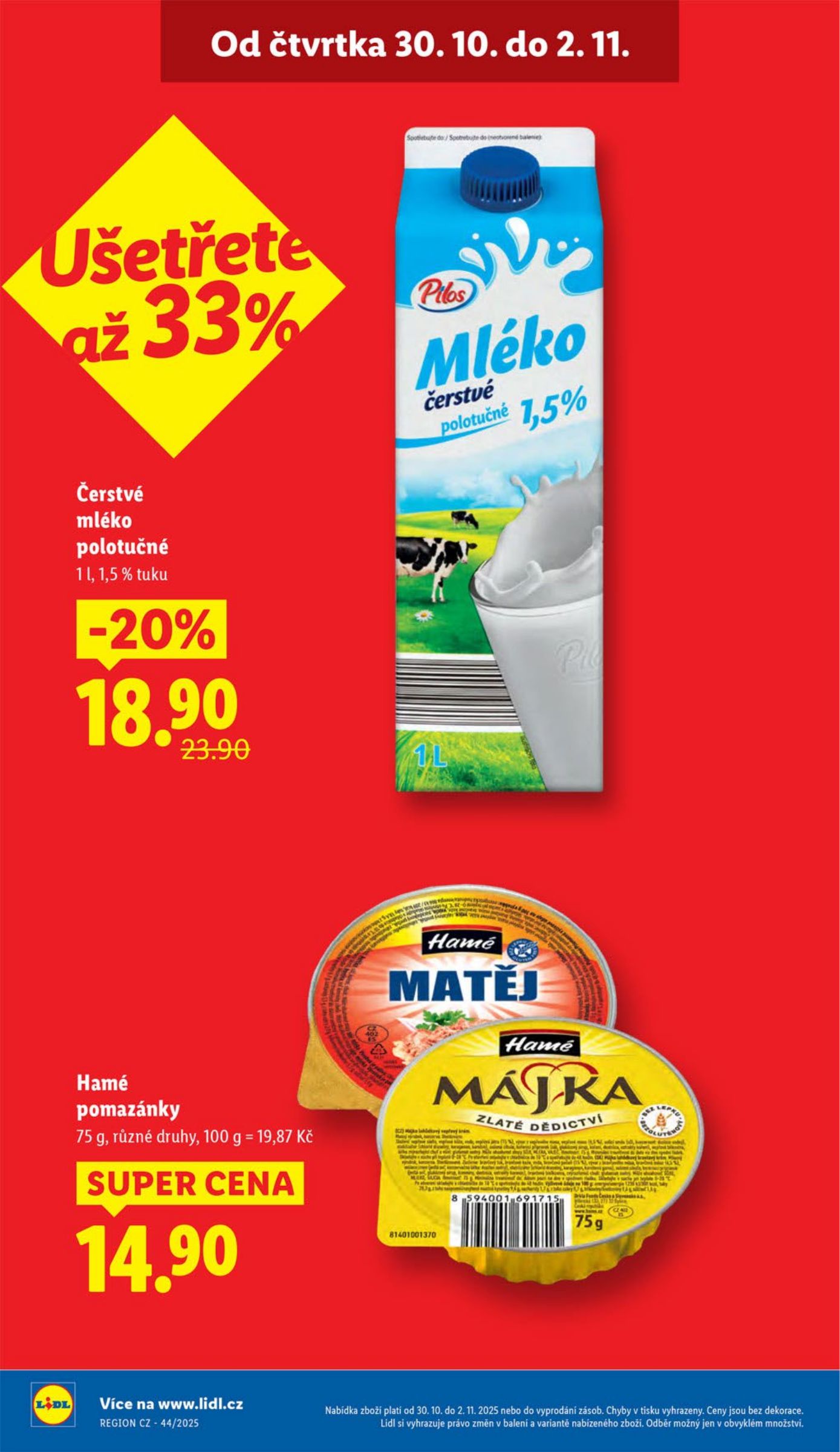 lidl - Aktuální leták Lidl od 30.10. do 02.11. - page: 4 lidl - Aktuální leták Lidl od 30.10. do 02.11. - page: 4