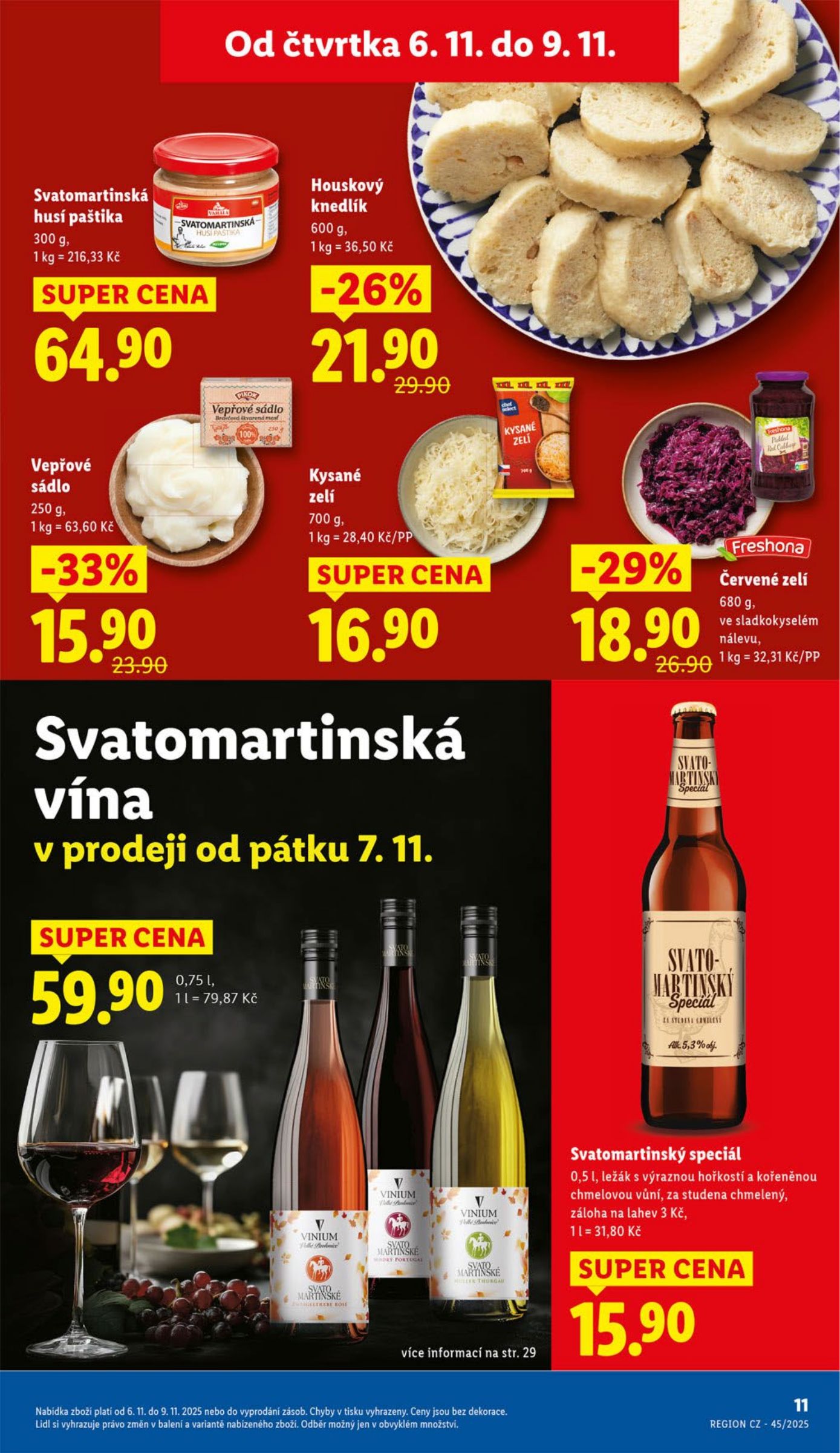 lidl - Aktuální leták Lidl od 06.11. do 09.11. - page: 11