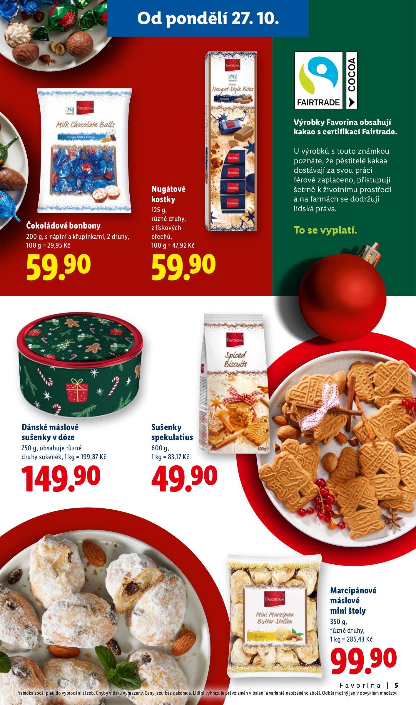 lidl - Aktuální leták Lidl - Favorina od 27.10. do 24.12. - page: 5