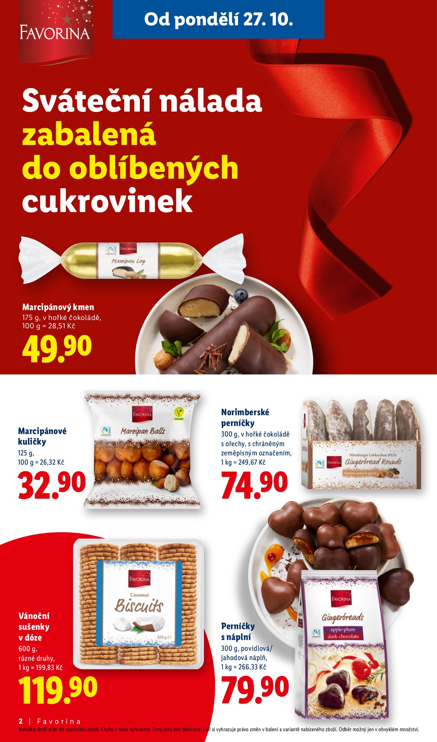 lidl - Aktuální leták Lidl - Favorina od 27.10. do 24.12. - page: 2