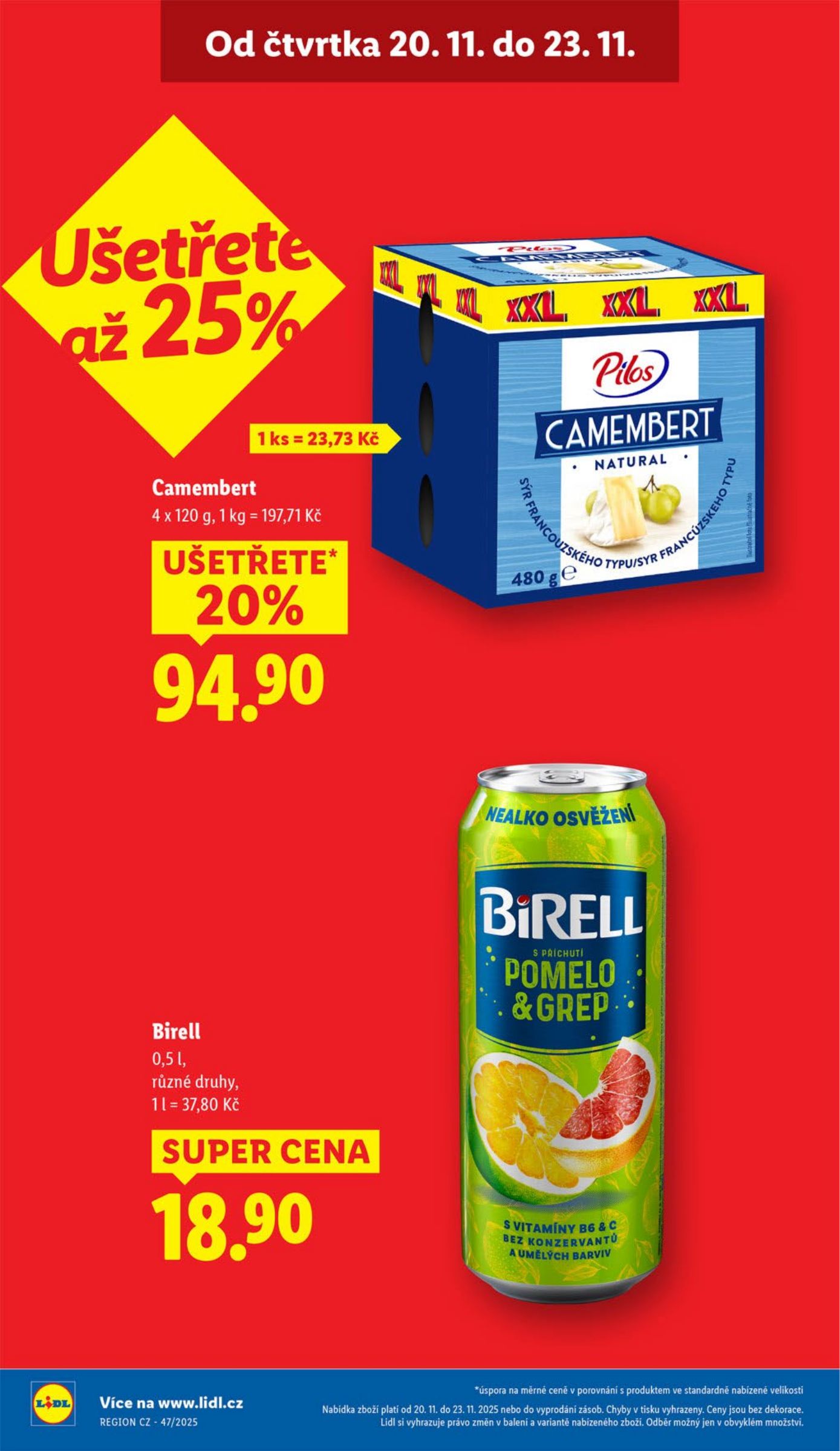 lidl - Aktuální leták Lidl od 20.11. do 23.11. - page: 4