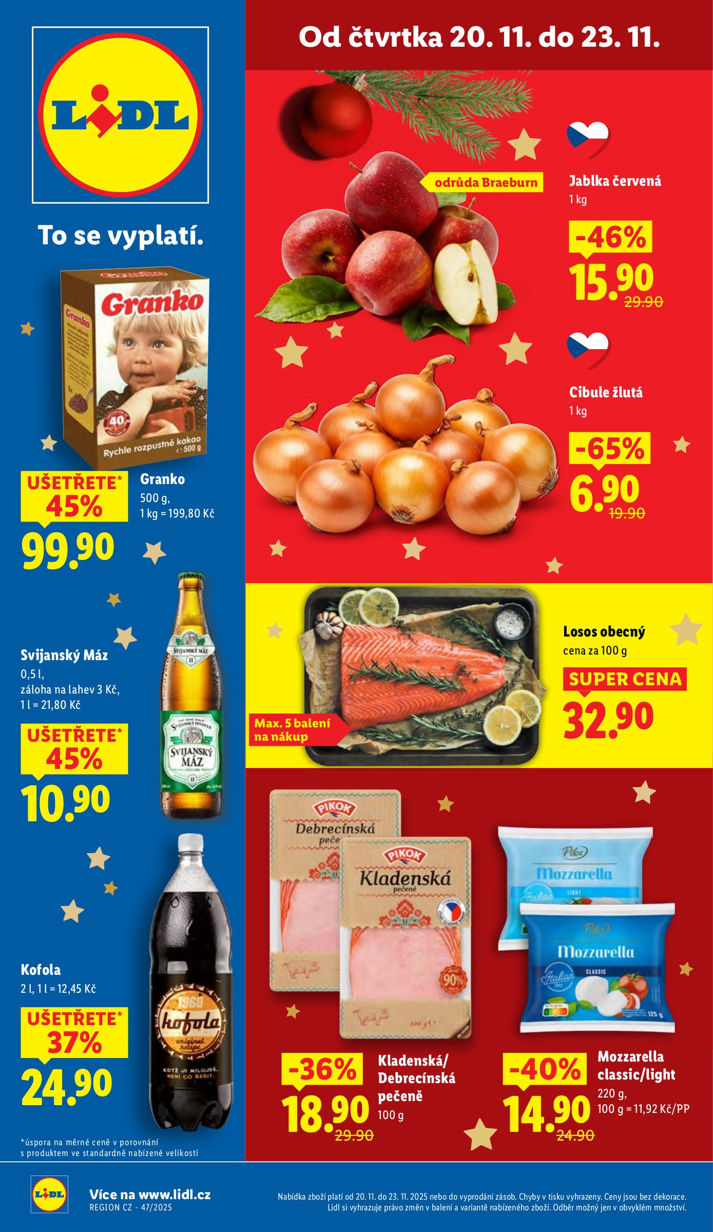 lidl - Aktuální leták Lidl od 20.11. do 23.11.