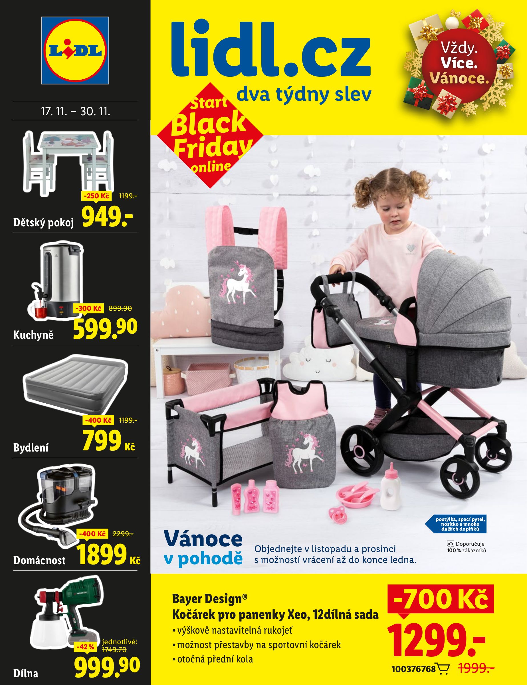 lidl - Aktuální leták Lidl - Black Friday od 17.11. do 30.11.