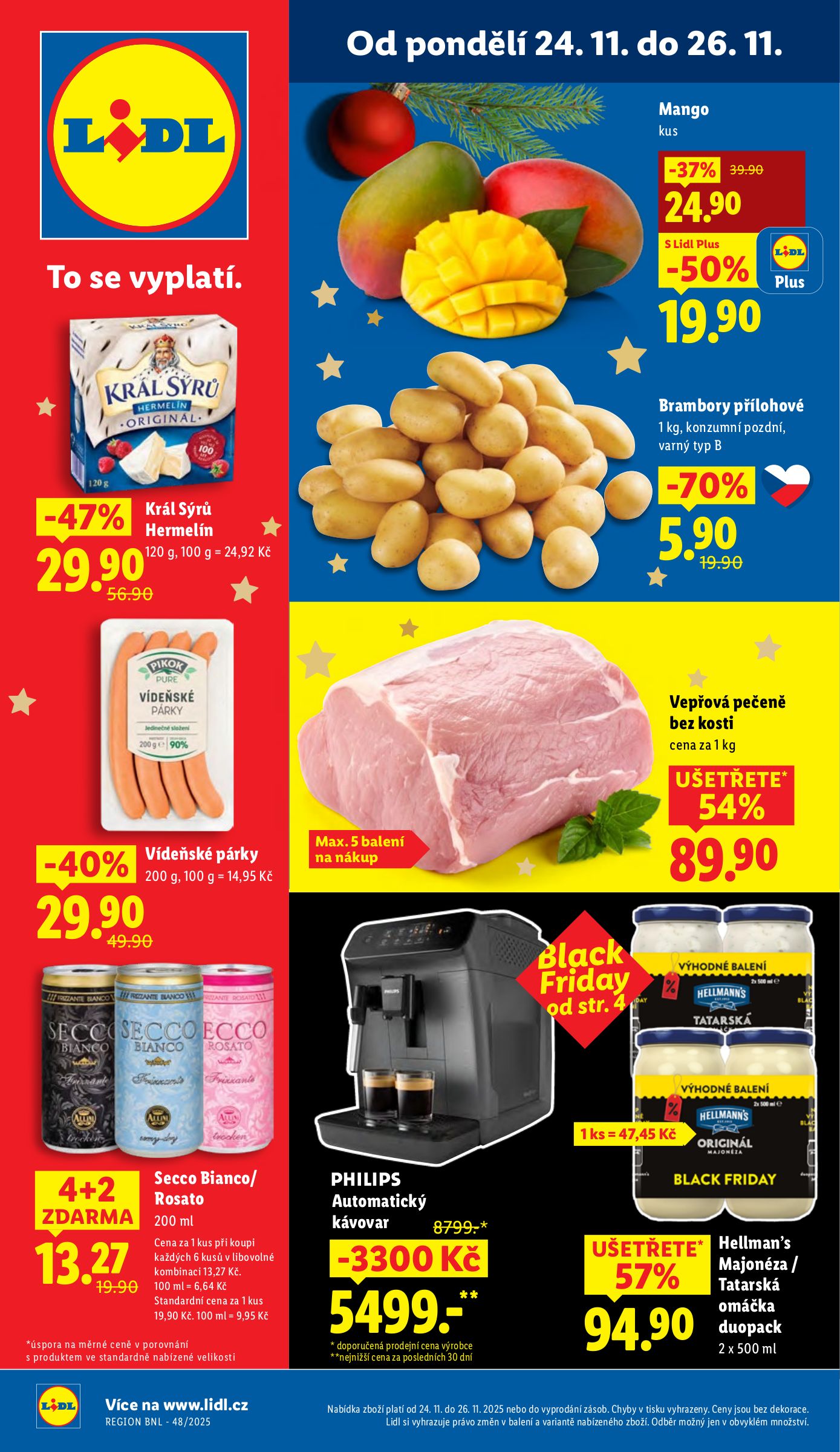 lidl - Aktuální leták Lidl od 24.11. do 26.11.