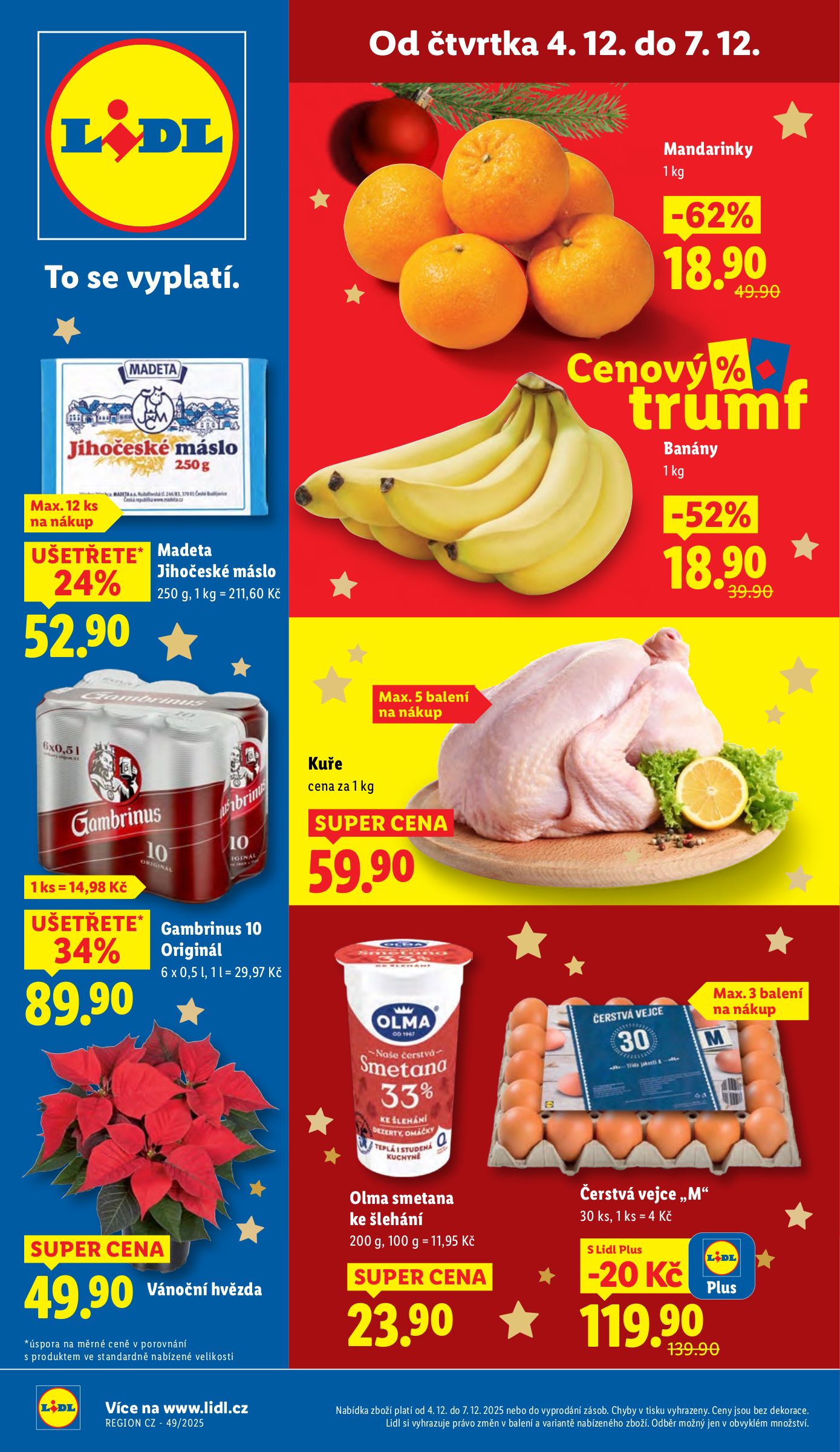 lidl - Aktuální leták Lidl od 04.12. do 07.12.