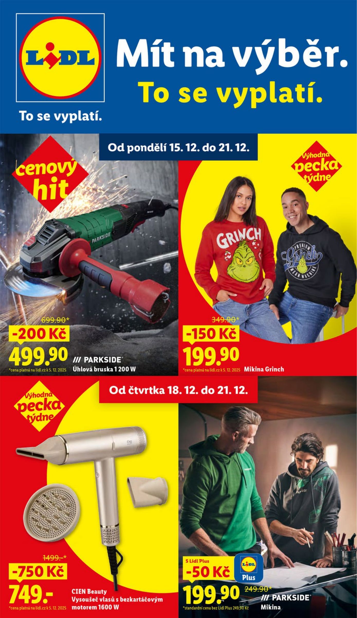 lidl - Aktuální leták Lidl - Spotřební zboží od 15.12. do 21.12.