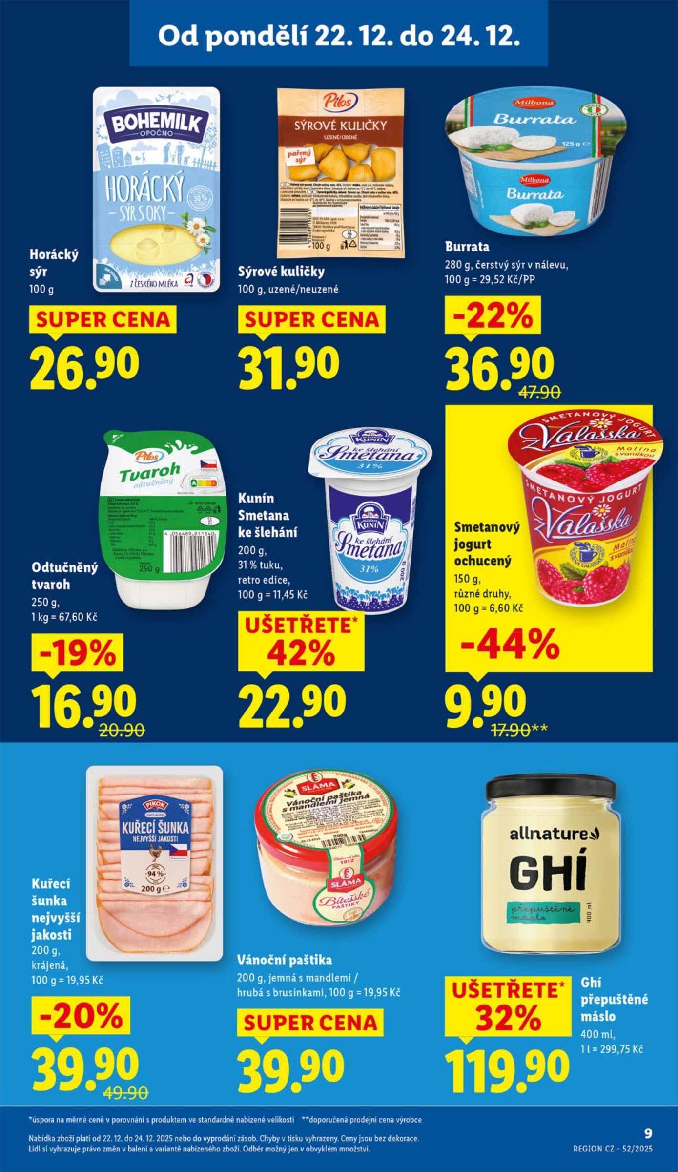 lidl - Aktuální leták Lidl od 22.12. do 24.12. - page: 9